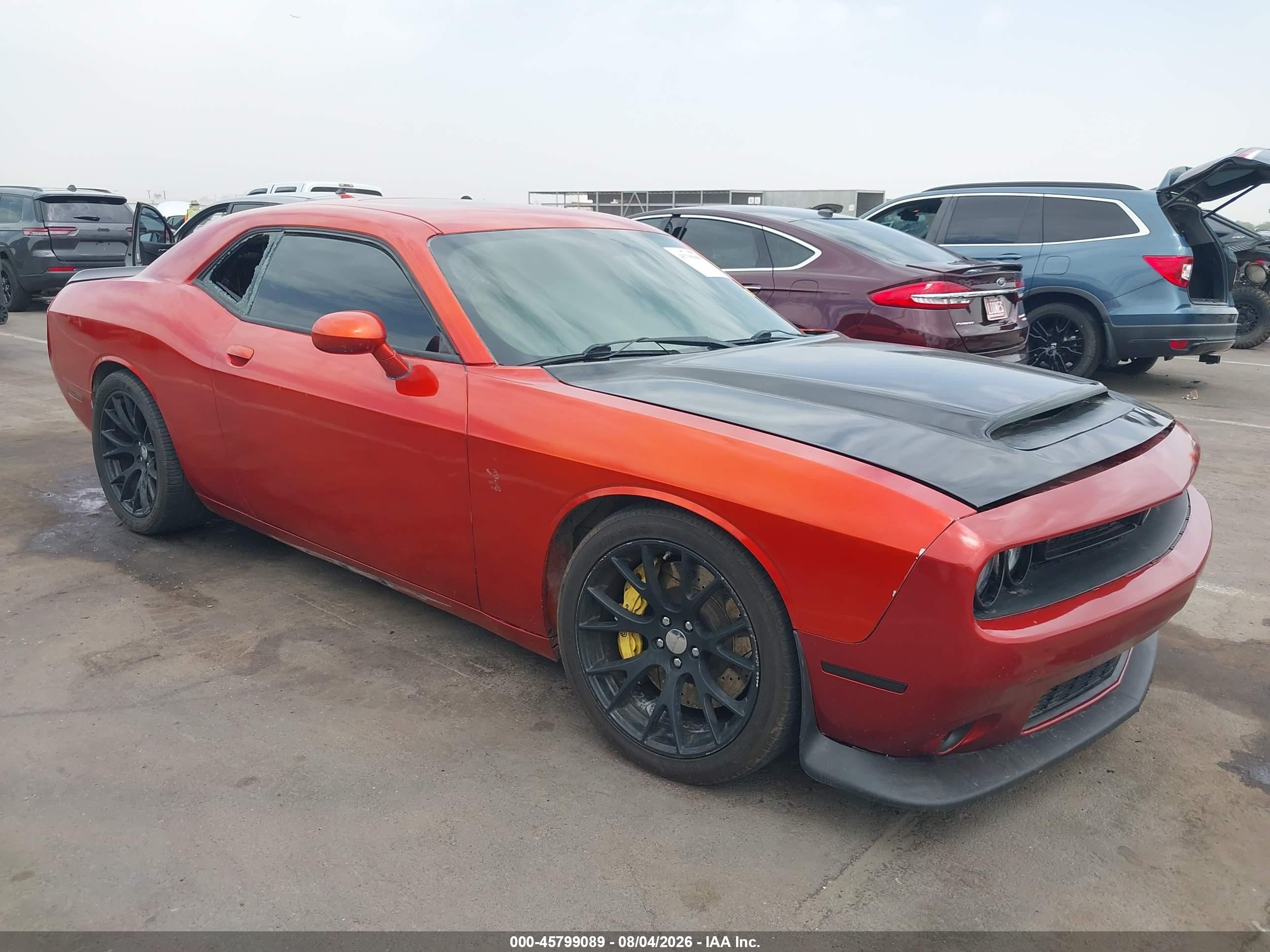 2015 Dodge Challenger Srt 392 Оранжевый vin: 2C3CDZDJ6FH809732