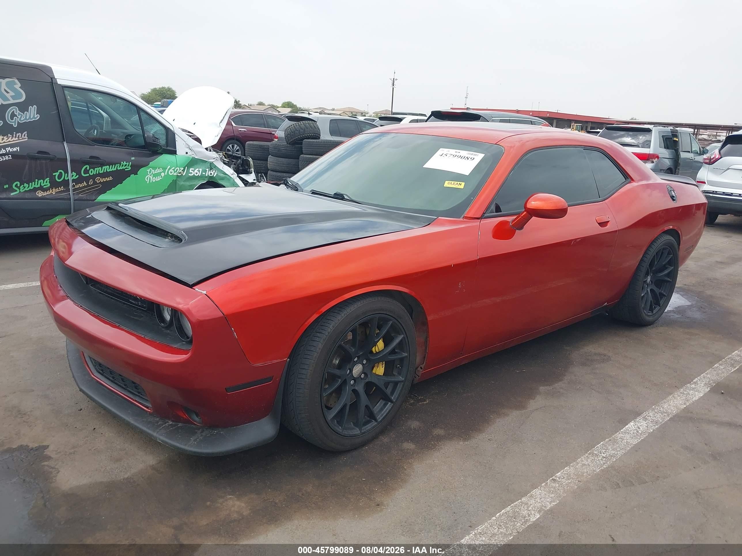 2015 Dodge Challenger Srt 392 Оранжевый vin: 2C3CDZDJ6FH809732