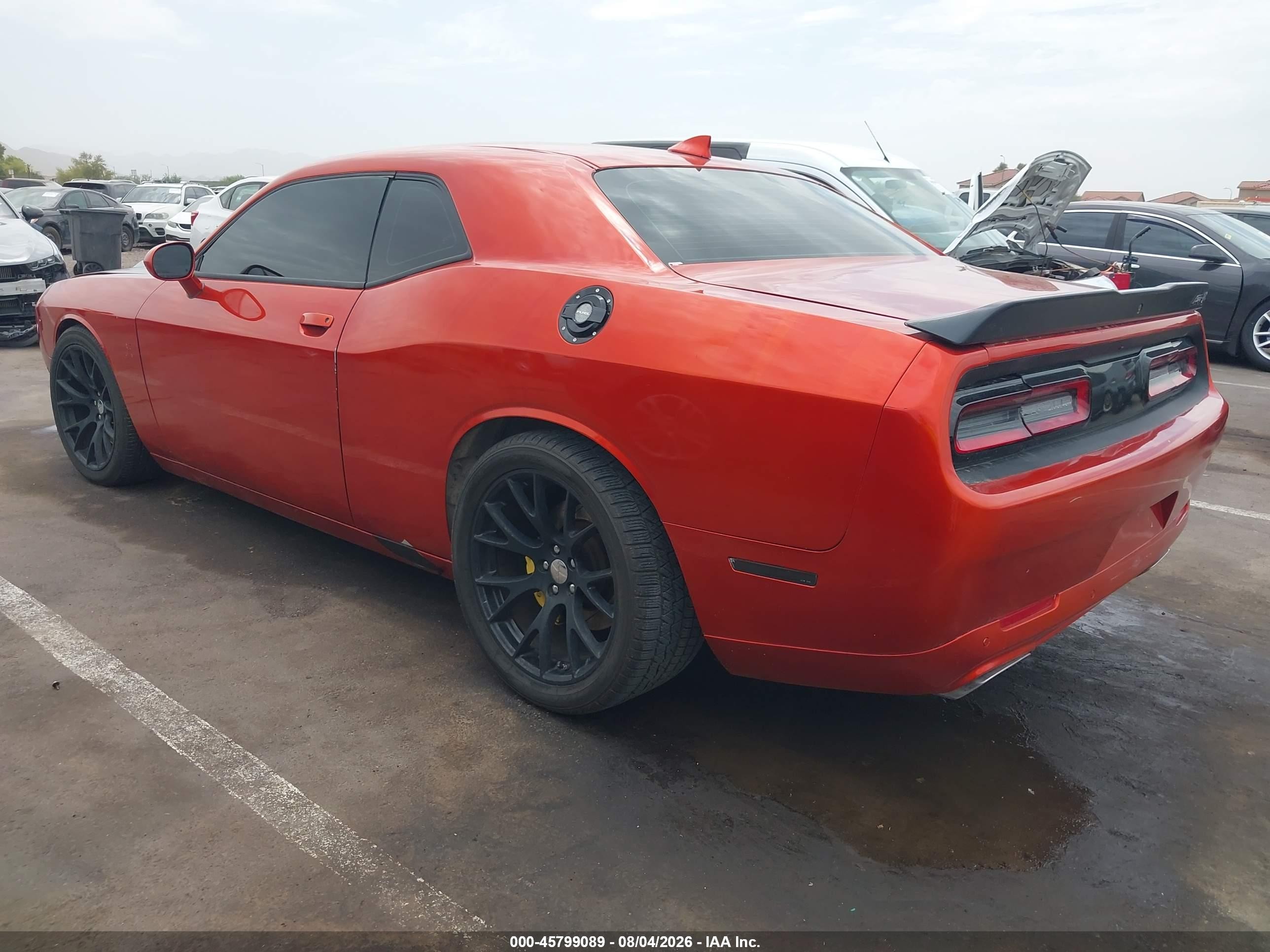 2015 Dodge Challenger Srt 392 Оранжевый vin: 2C3CDZDJ6FH809732