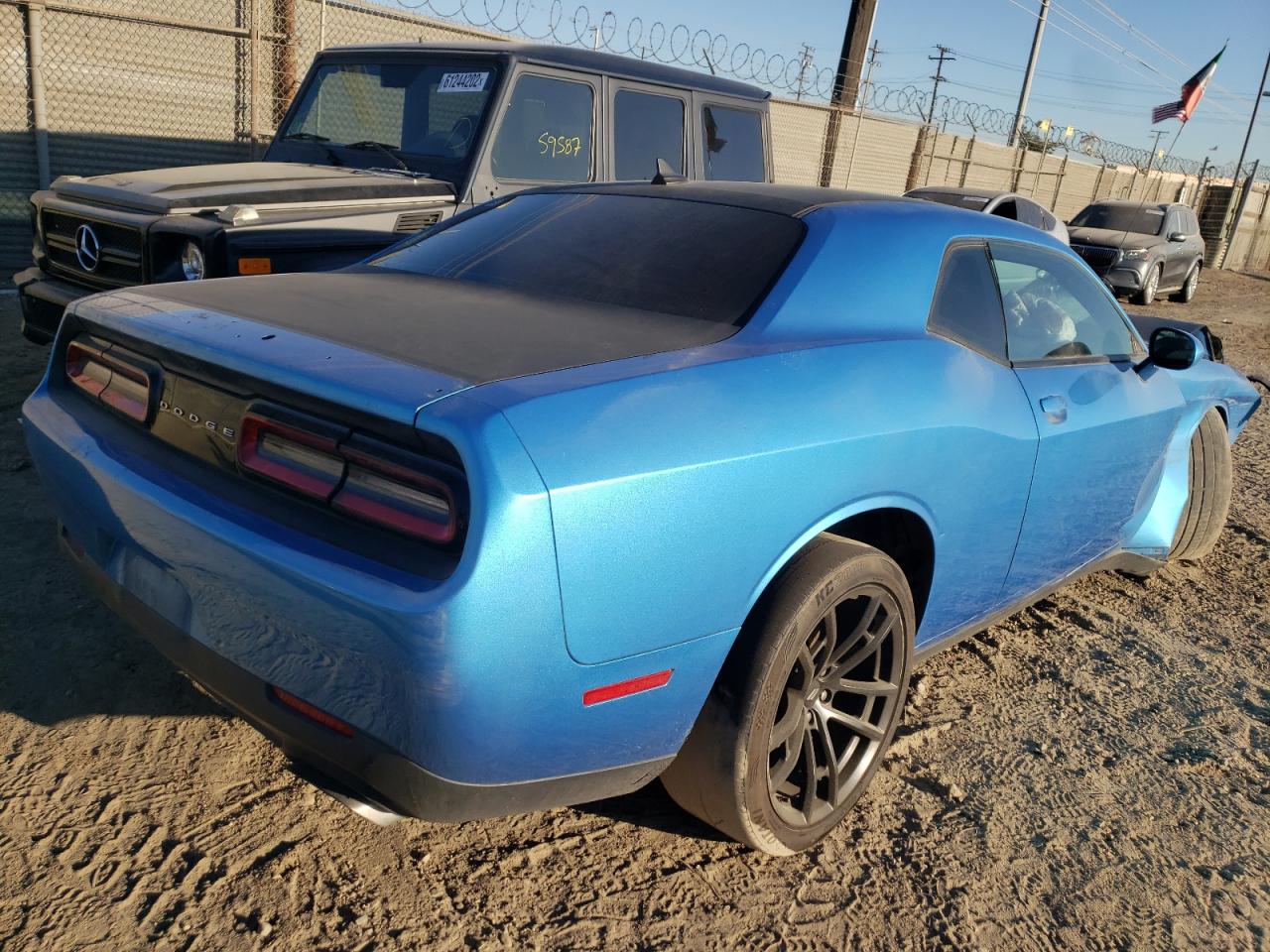 2019 Dodge Challenger R/t Scat Pack Синий vin: 2C3CDZFJ0KH540490