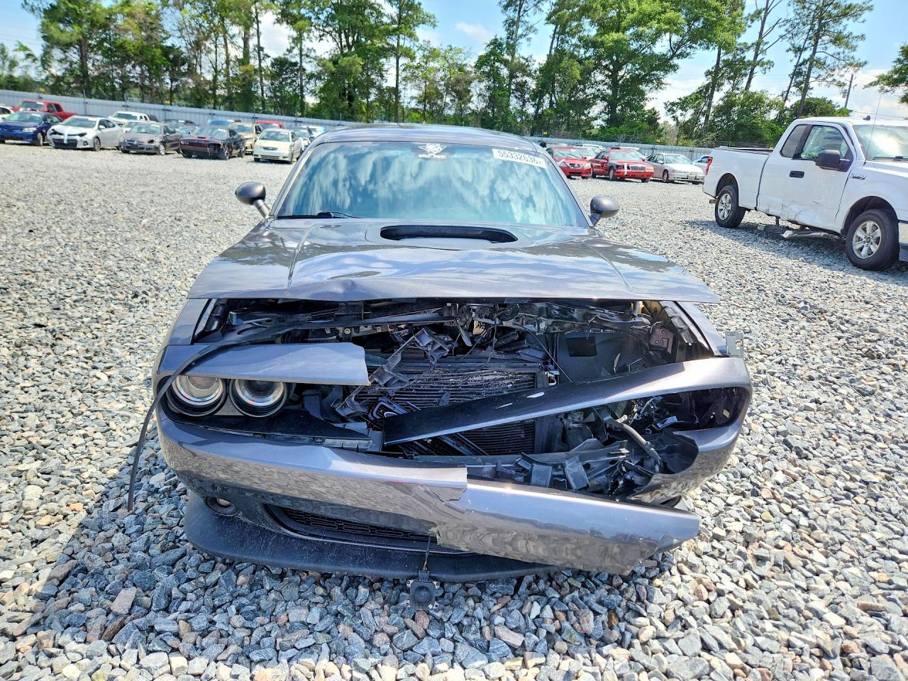 2016 Dodge Challenger R Gray vin: 2C3CDZFJ2GH111682