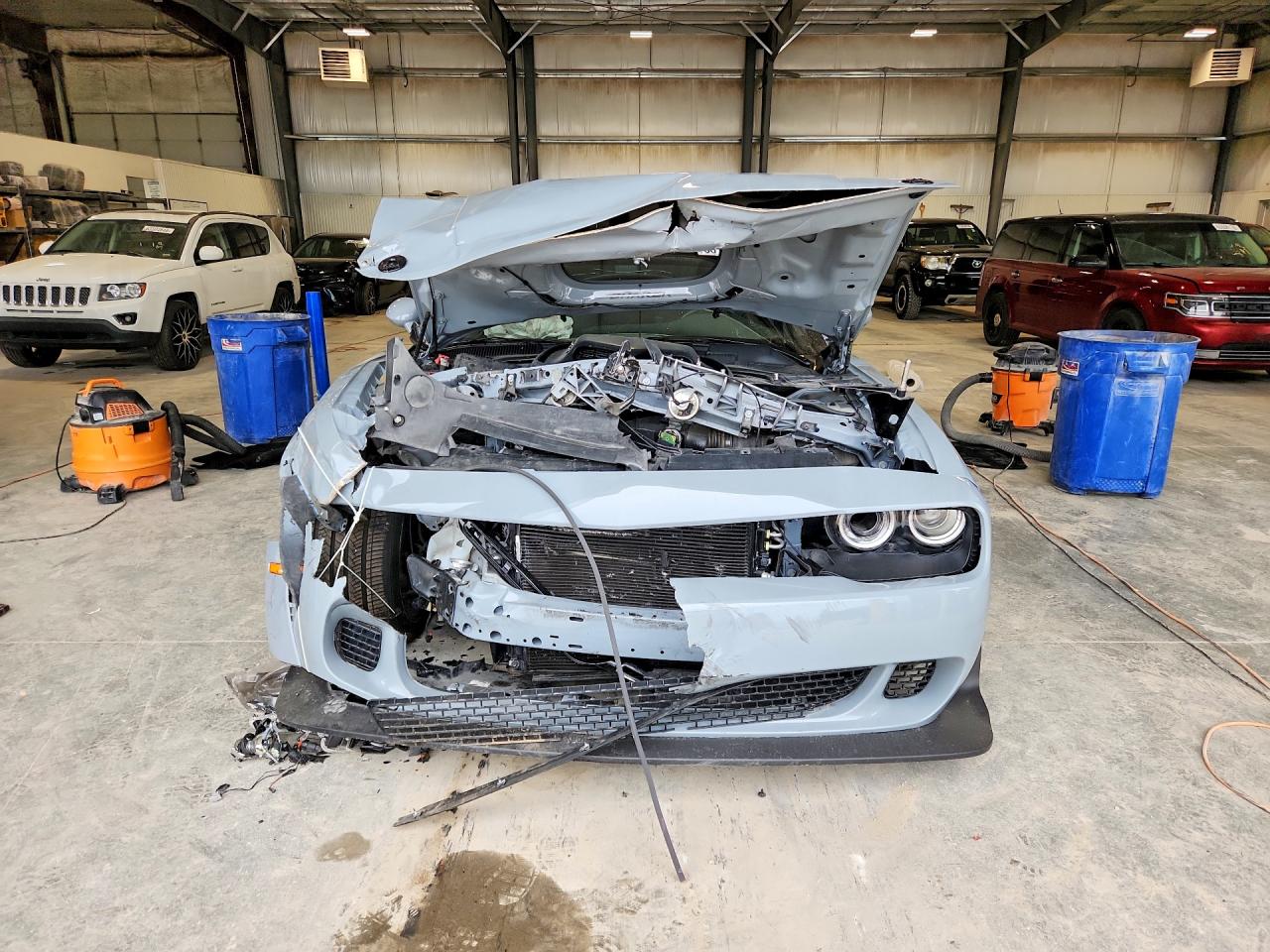 2021 Dodge Challenger R/t Scat Pack Gray vin: 2C3CDZFJ2MH614074