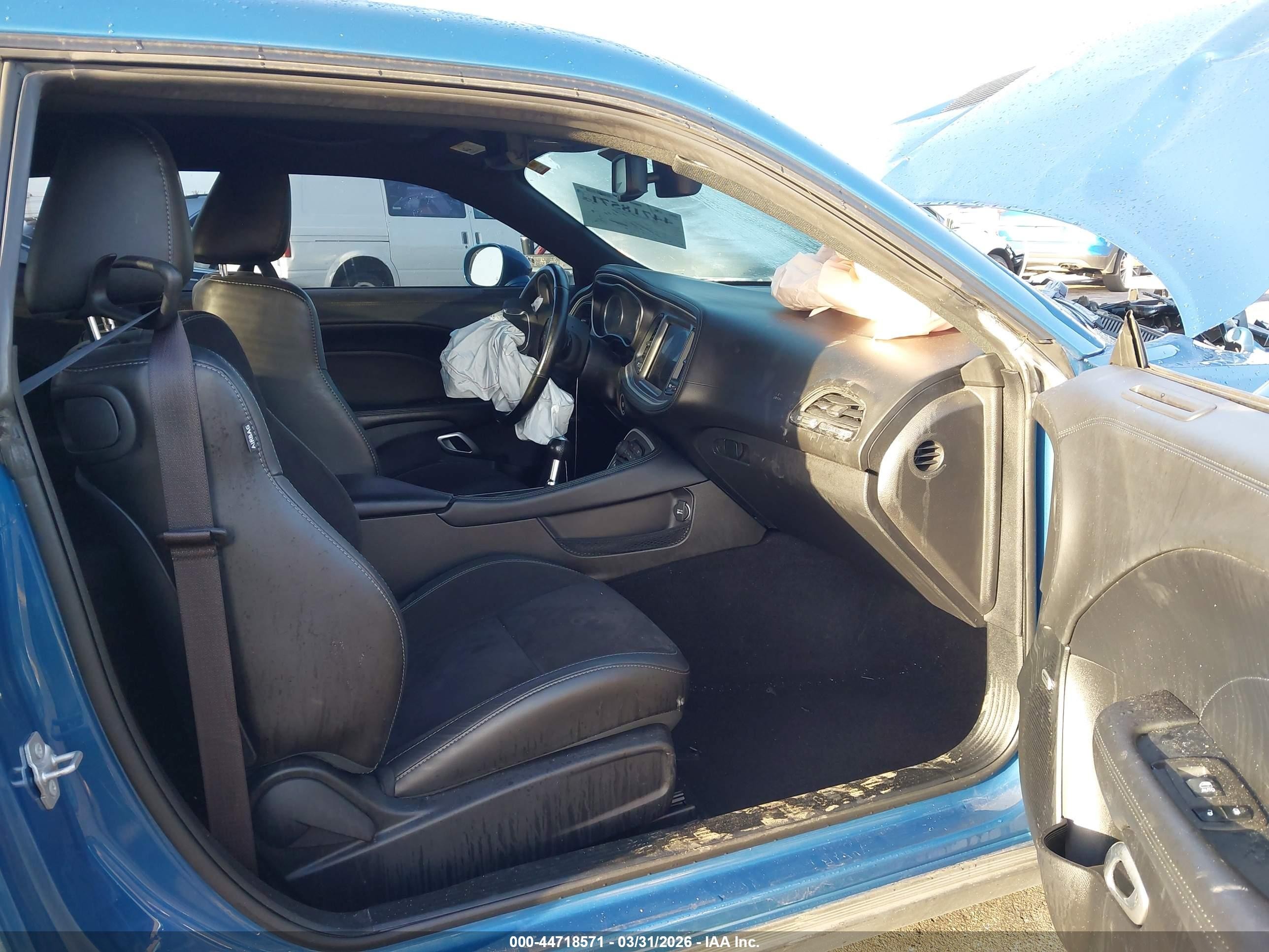 2021 Dodge Challenger R/t Scat Pack Blue vin: 2C3CDZFJ2MH676803