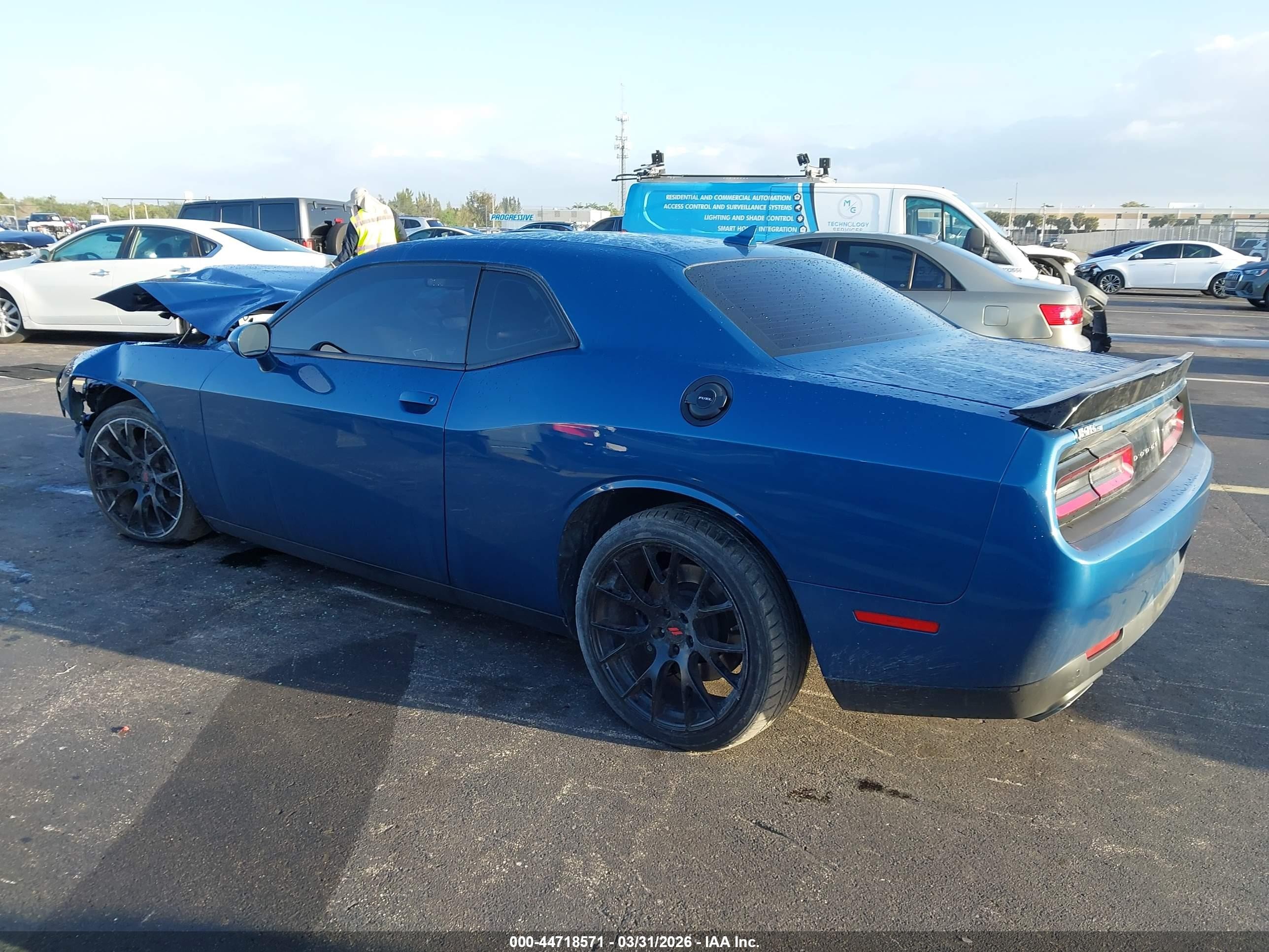 2021 Dodge Challenger R/t Scat Pack Blue vin: 2C3CDZFJ2MH676803