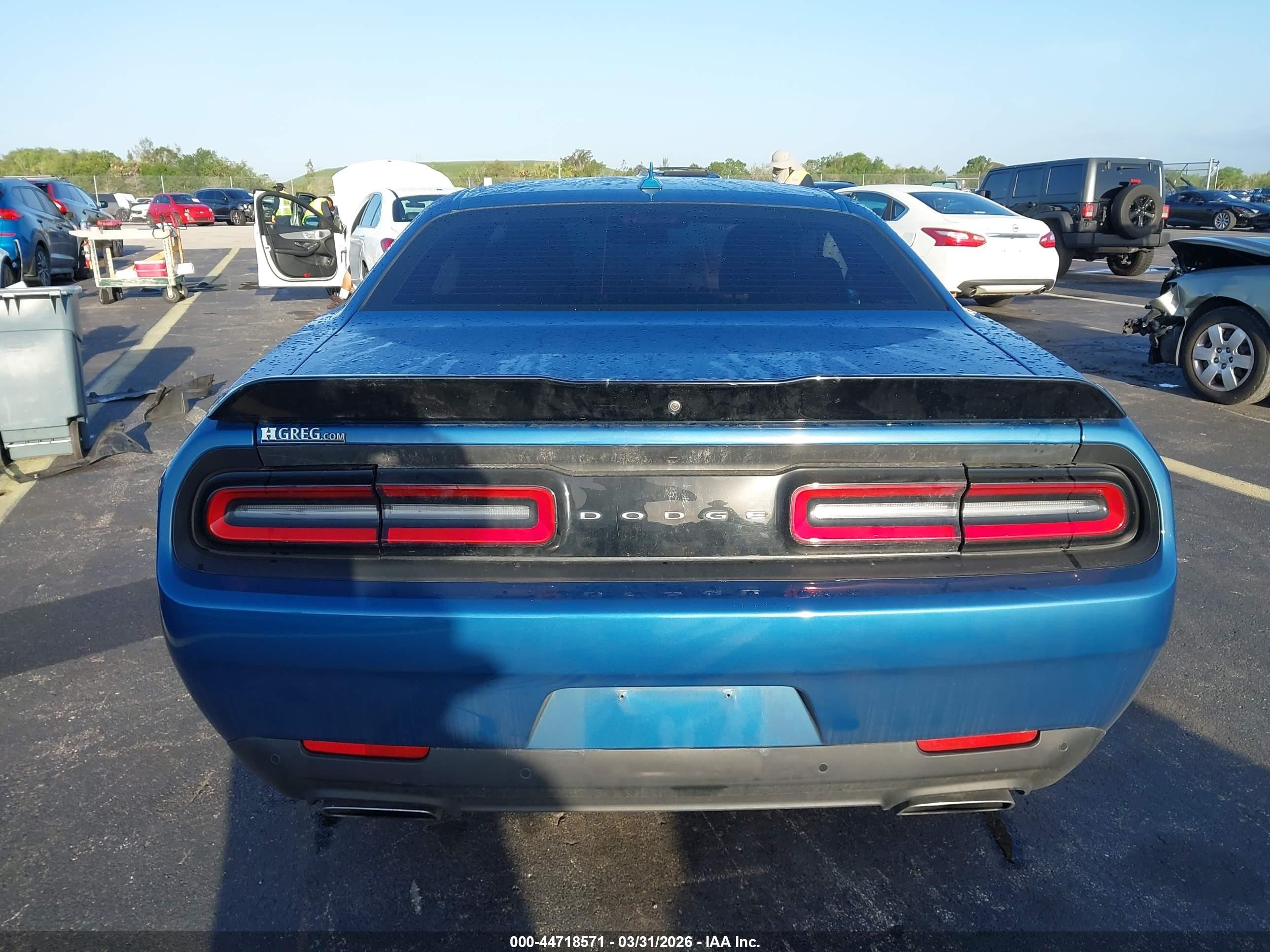 2021 Dodge Challenger R/t Scat Pack Blue vin: 2C3CDZFJ2MH676803