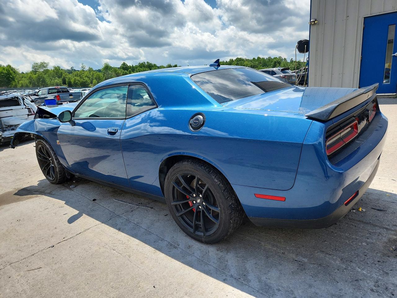 2022 Dodge Challenger R/t Scat Pack Blue vin: 2C3CDZFJ2NH137387