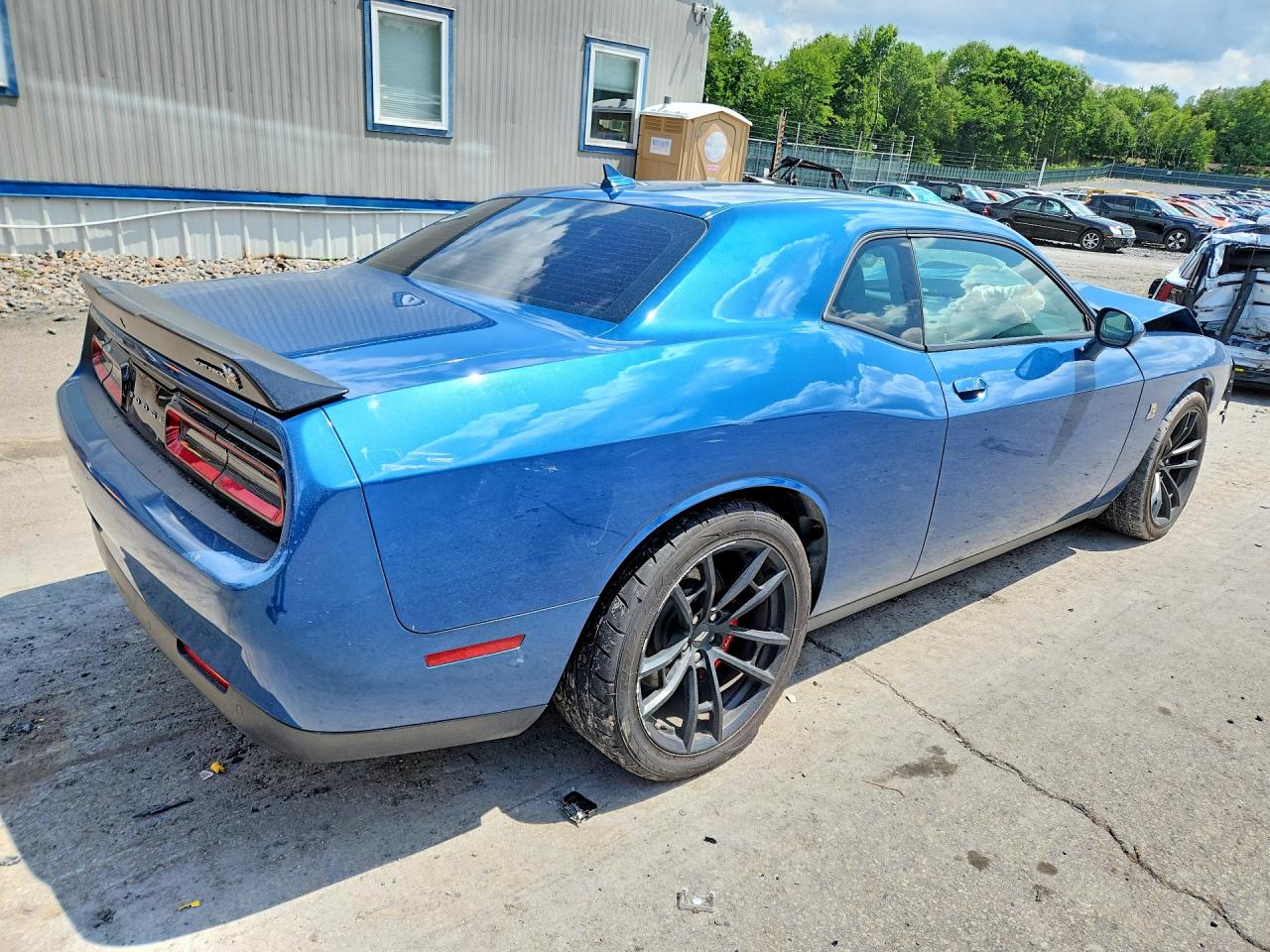 2022 Dodge Challenger R/t Scat Pack Blue vin: 2C3CDZFJ2NH137387