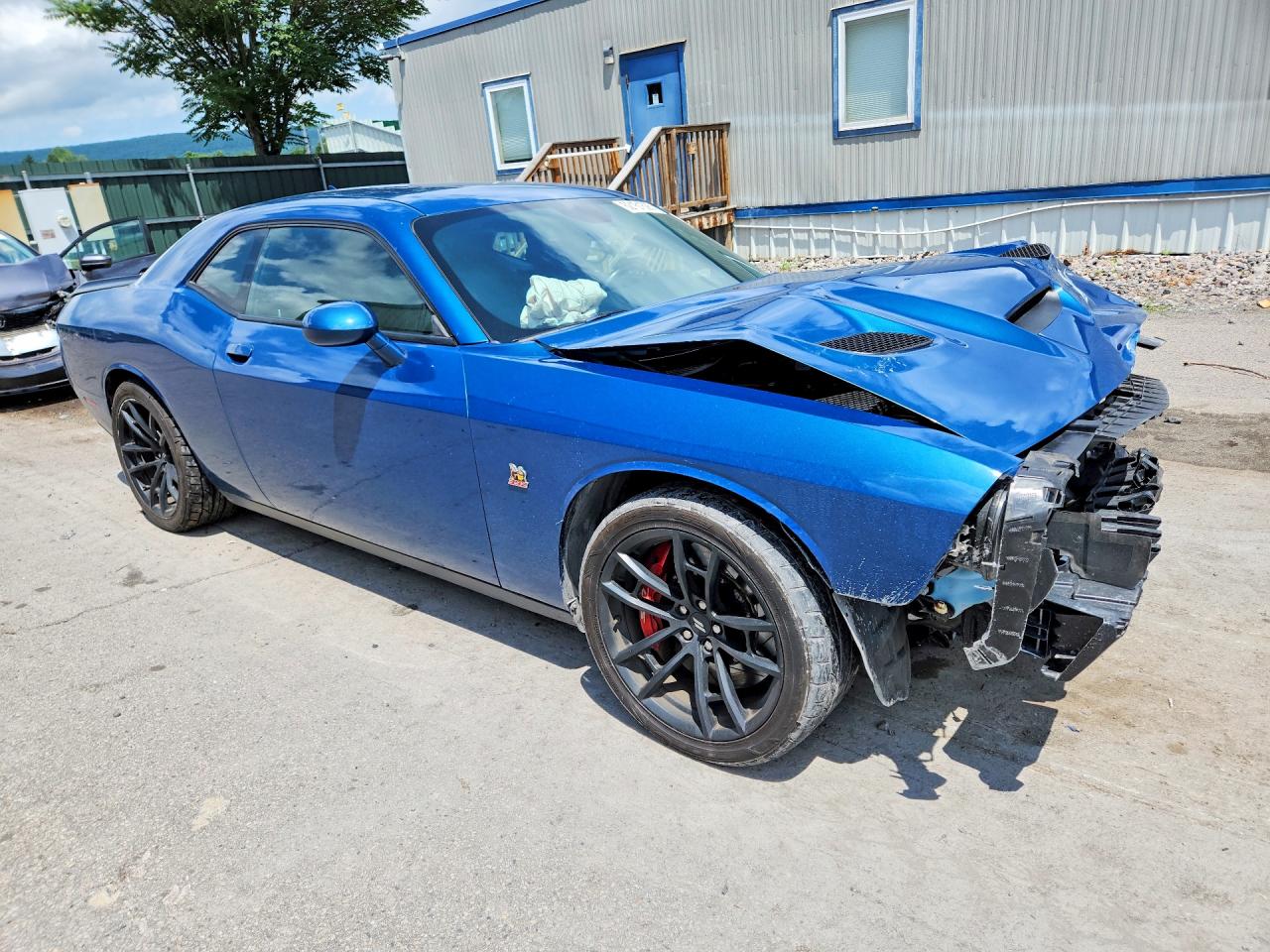 2022 Dodge Challenger R/t Scat Pack Blue vin: 2C3CDZFJ2NH137387