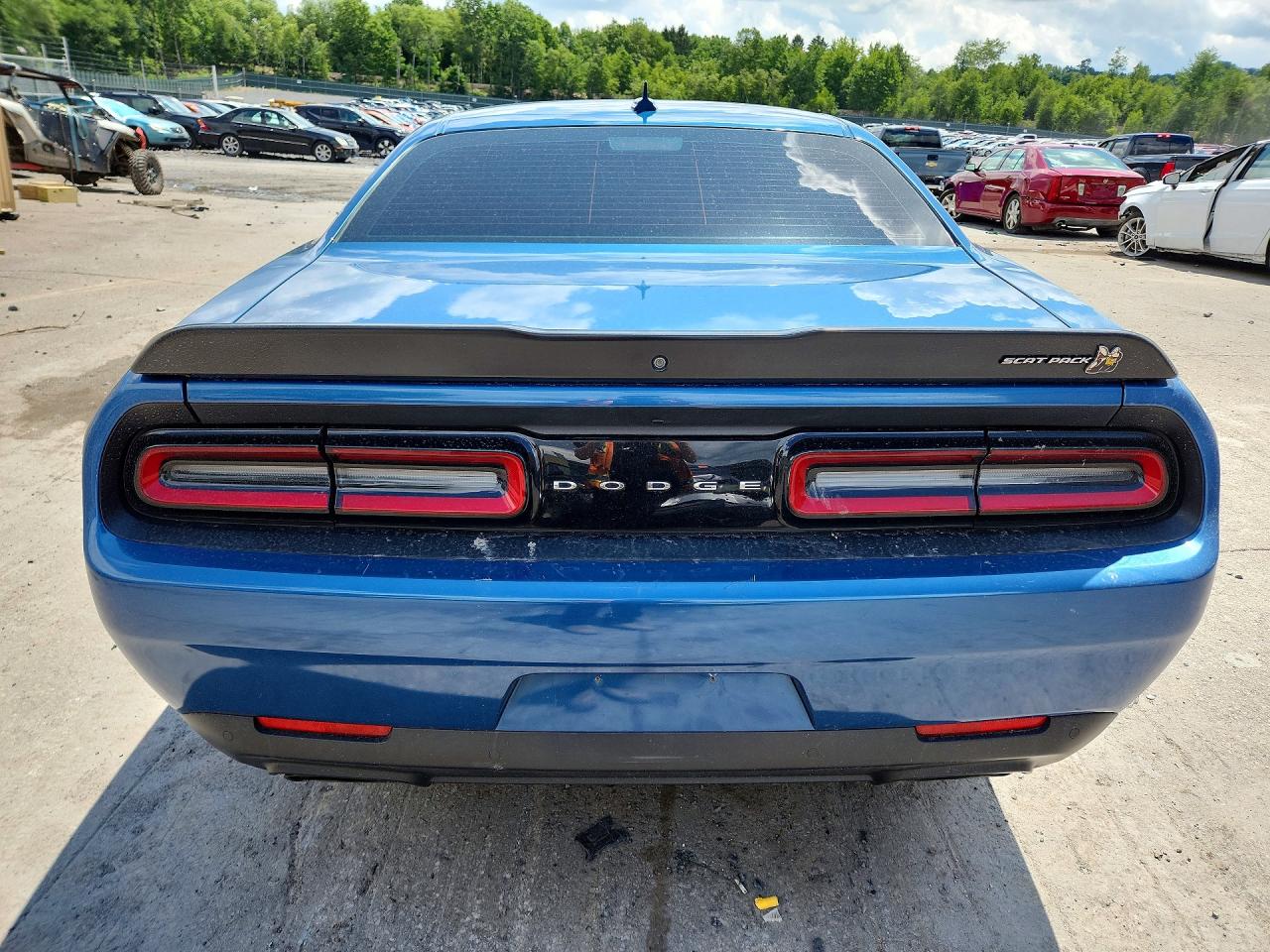 2022 Dodge Challenger R/t Scat Pack Blue vin: 2C3CDZFJ2NH137387