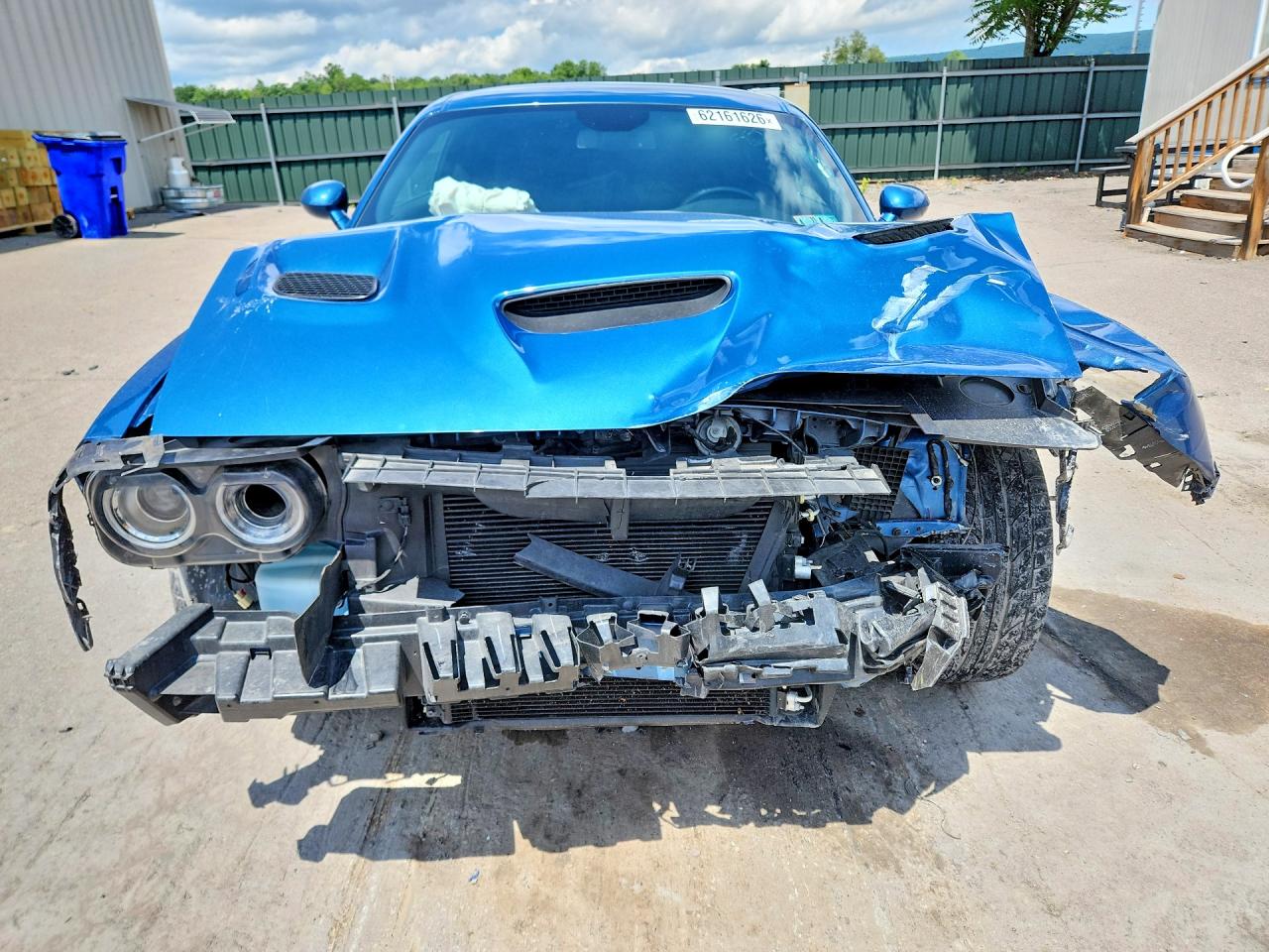 2022 Dodge Challenger R/t Scat Pack Blue vin: 2C3CDZFJ2NH137387