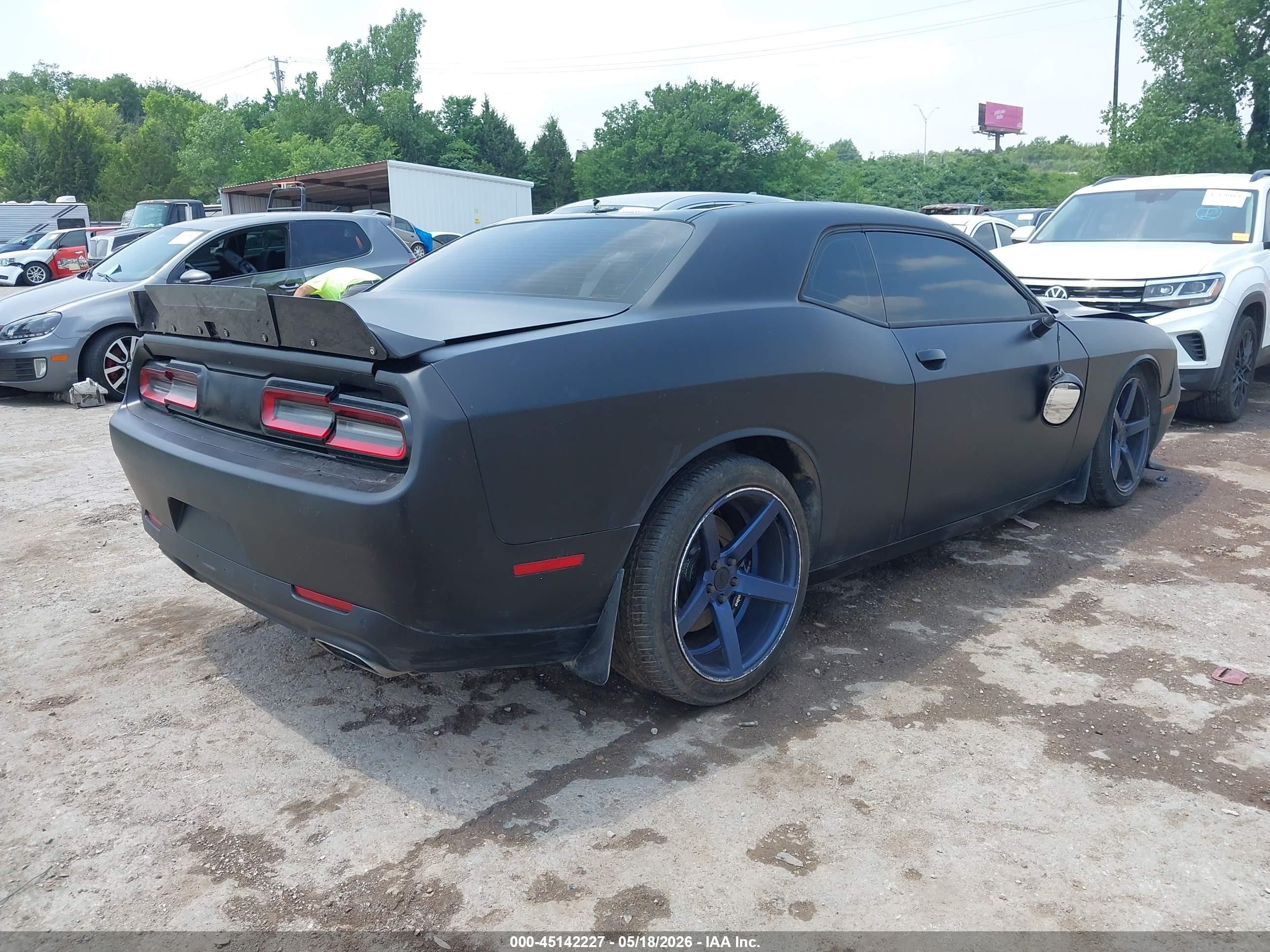 2015 Dodge Challenger R/t Scat Pack Black vin: 2C3CDZFJ3FH720908