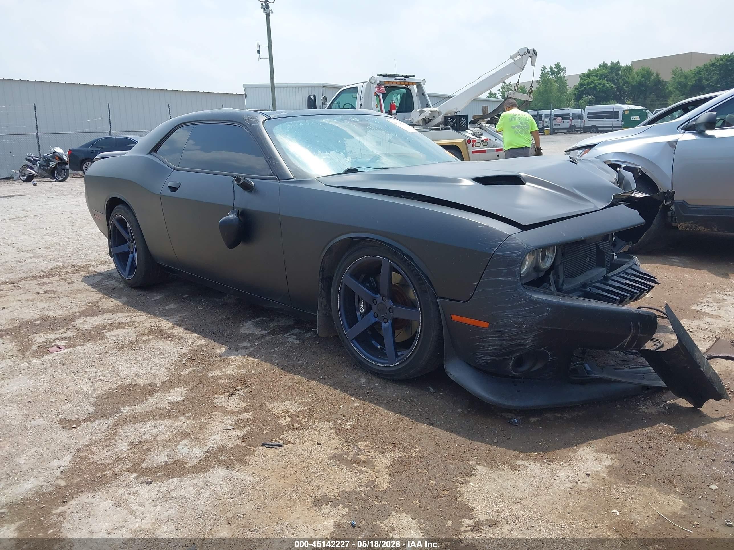2015 Dodge Challenger R/t Scat Pack Black vin: 2C3CDZFJ3FH720908