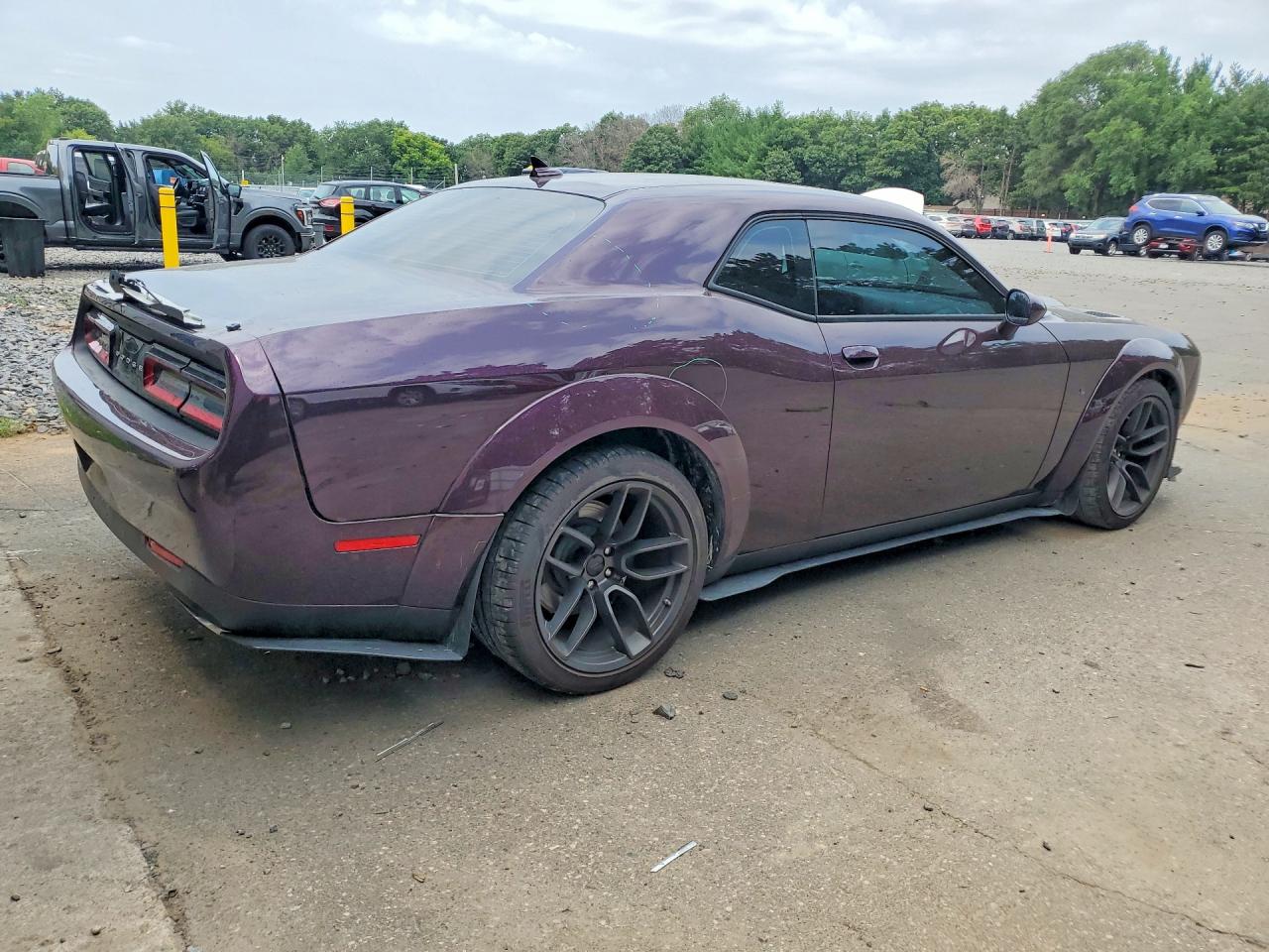2022 Dodge Challenger R/t Scat Pack Фиолетовый vin: 2C3CDZFJ3NH100588