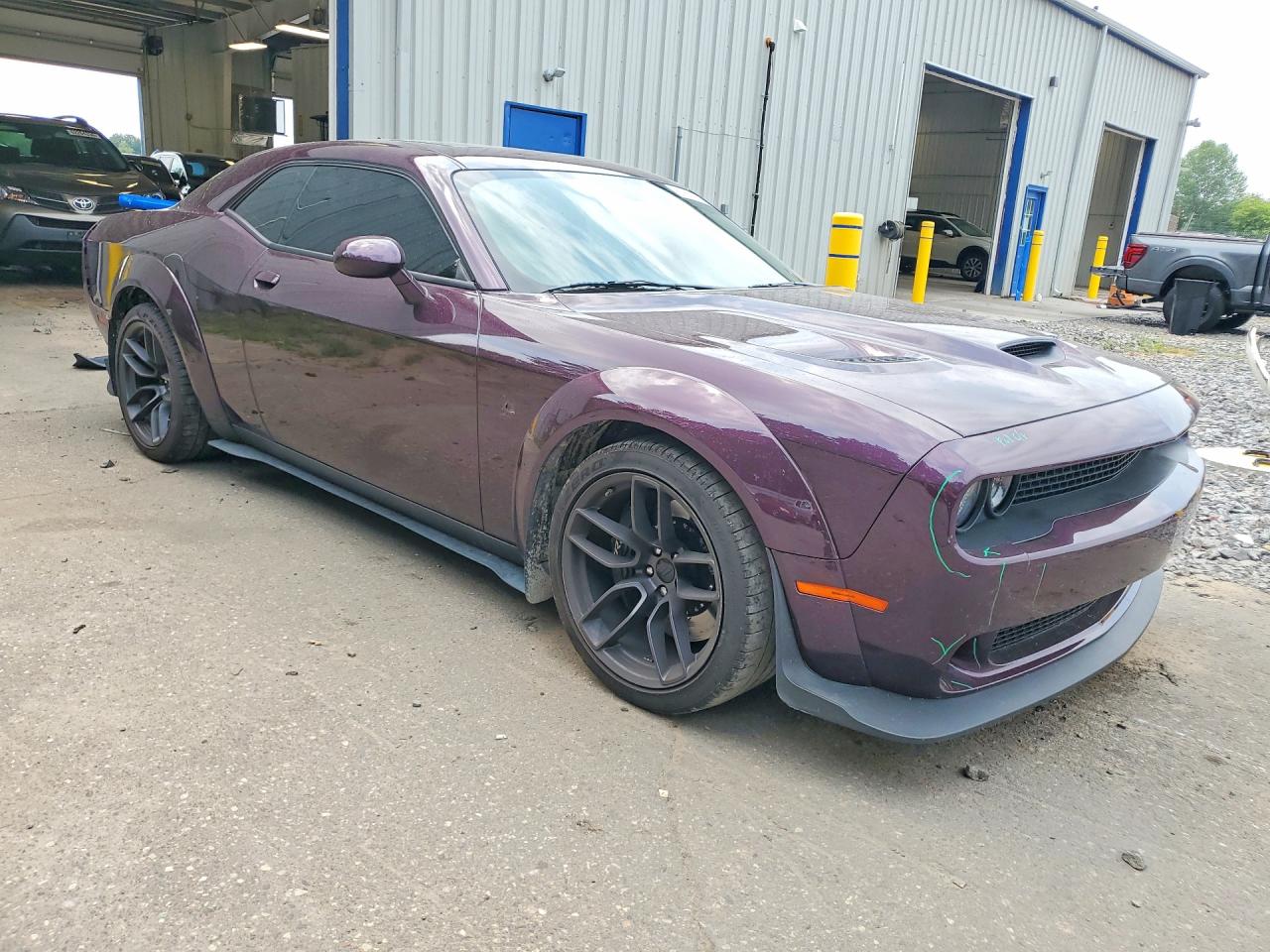 2022 Dodge Challenger R/t Scat Pack Фиолетовый vin: 2C3CDZFJ3NH100588