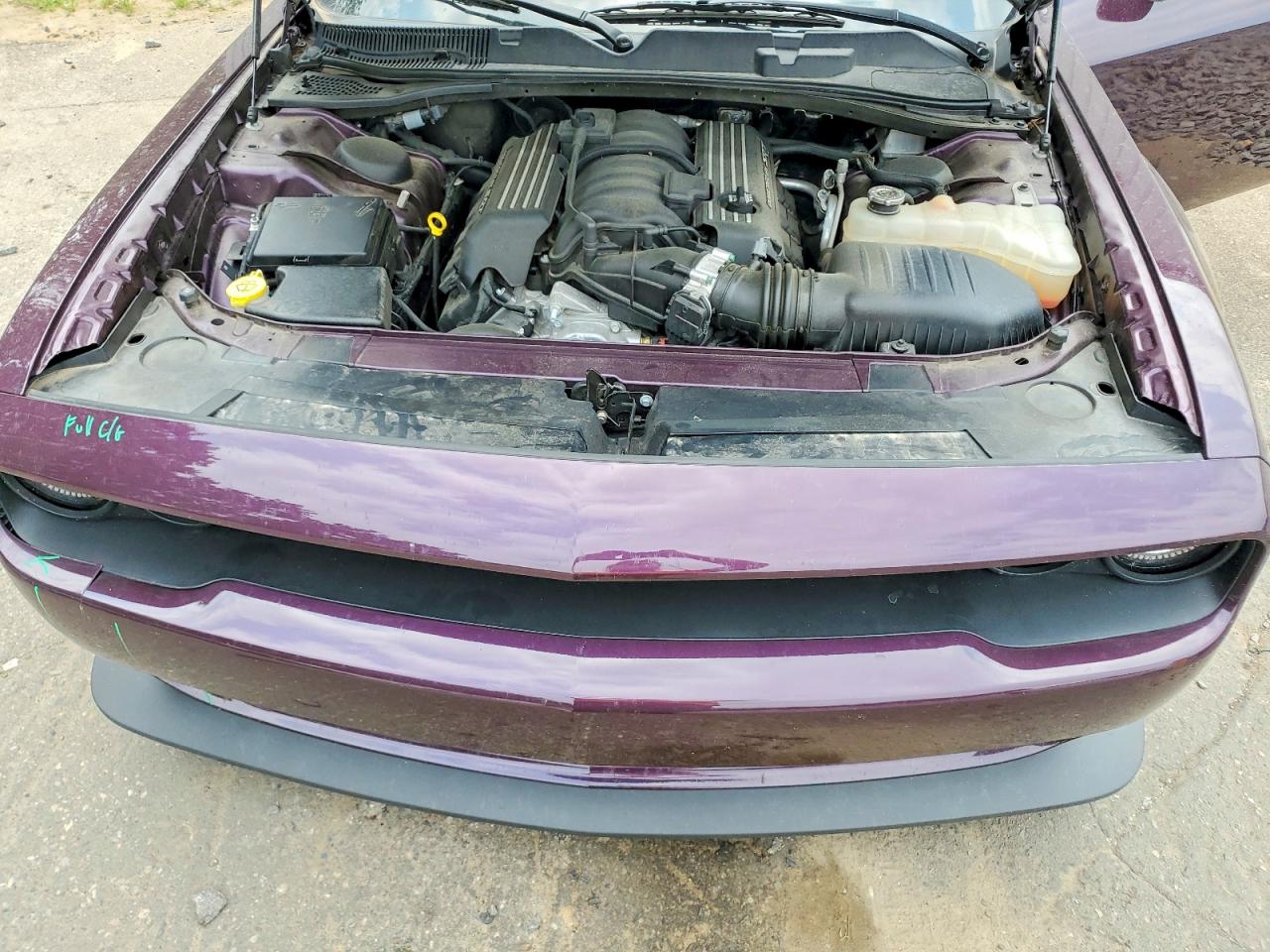 2022 Dodge Challenger R/t Scat Pack Фиолетовый vin: 2C3CDZFJ3NH100588