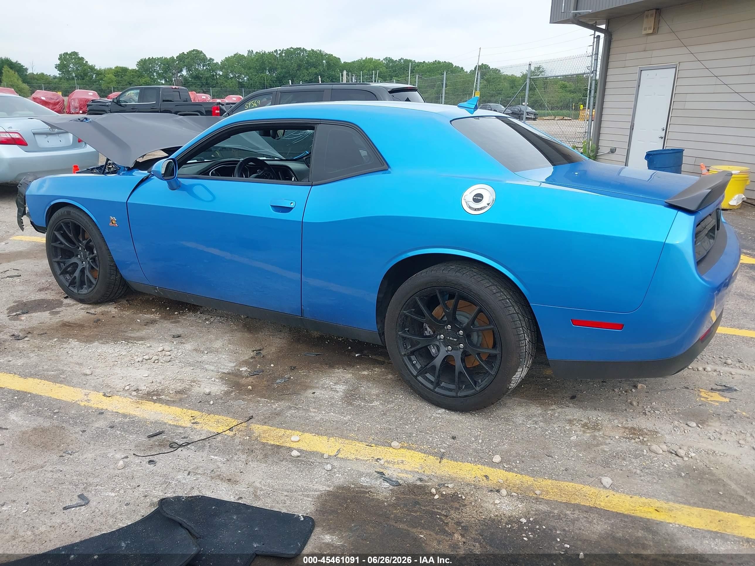 2015 Dodge Challenger R/t Scat Pack Blue vin: 2C3CDZFJ4FH804347