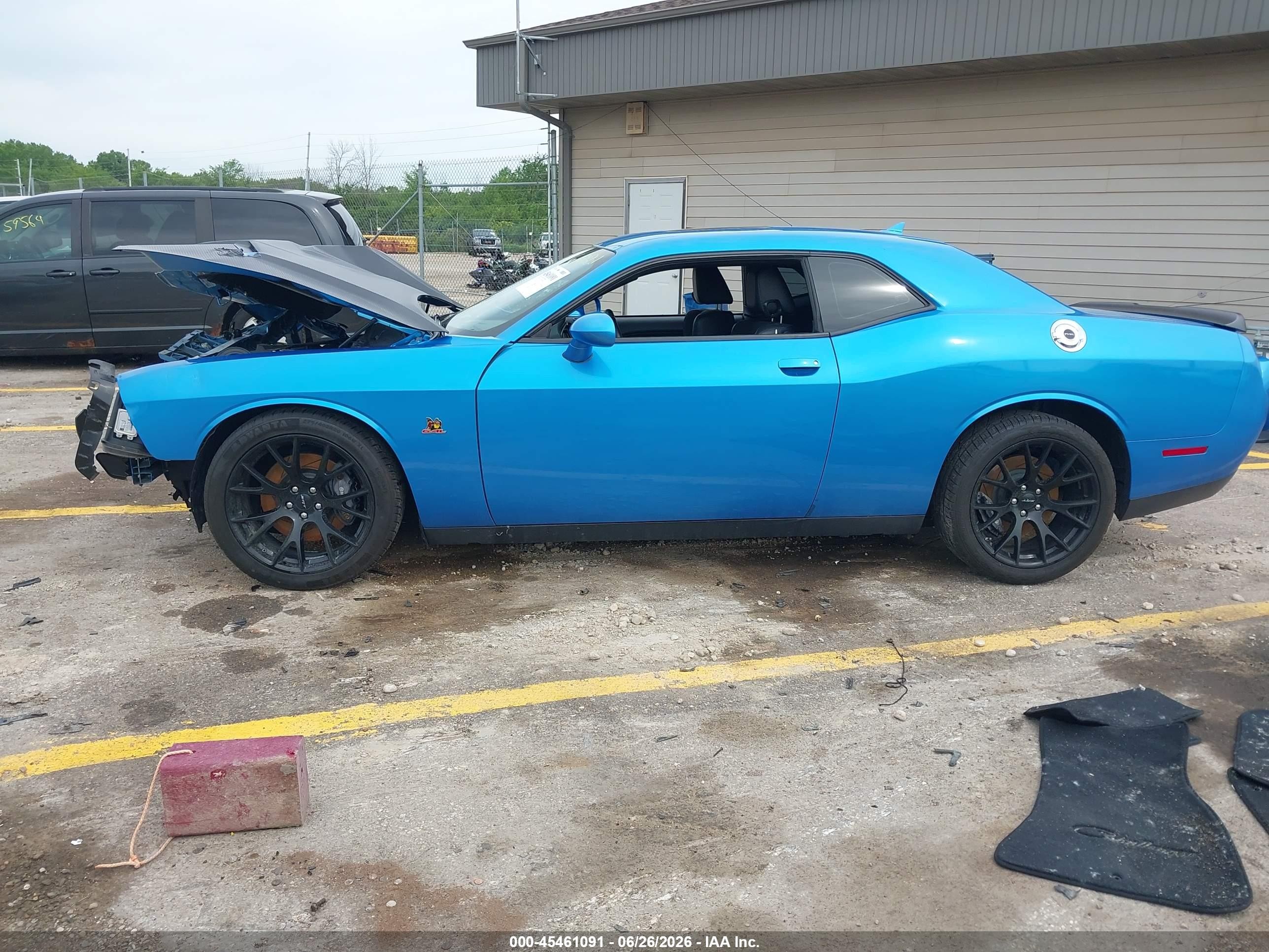 2015 Dodge Challenger R/t Scat Pack Blue vin: 2C3CDZFJ4FH804347