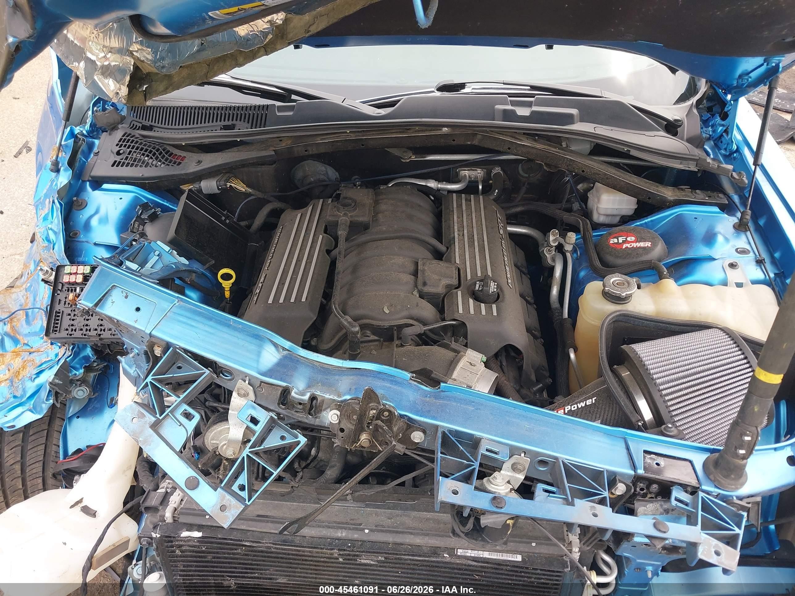2015 Dodge Challenger R/t Scat Pack Blue vin: 2C3CDZFJ4FH804347