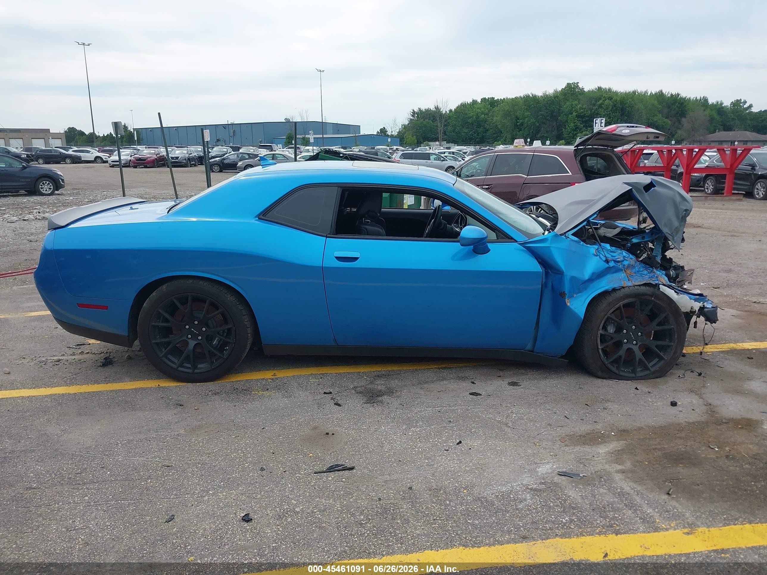 2015 Dodge Challenger R/t Scat Pack Blue vin: 2C3CDZFJ4FH804347