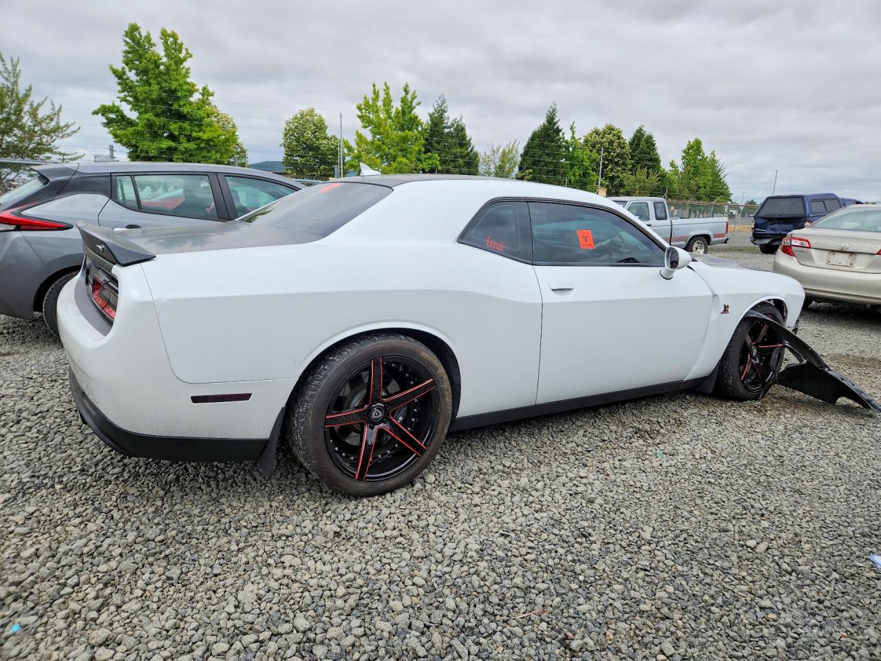 2015 Dodge Challenger R/t Scat Pack White vin: 2C3CDZFJ4FH816434