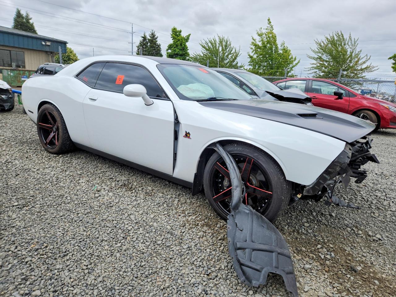 2015 Dodge Challenger R/t Scat Pack White vin: 2C3CDZFJ4FH816434