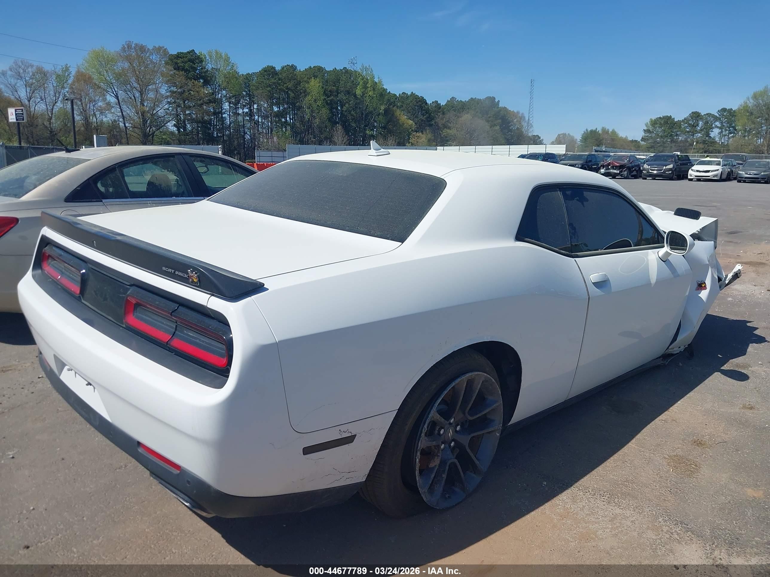 2020 Dodge Challenger R/t Scat Pack Белый vin: 2C3CDZFJ4LH110639