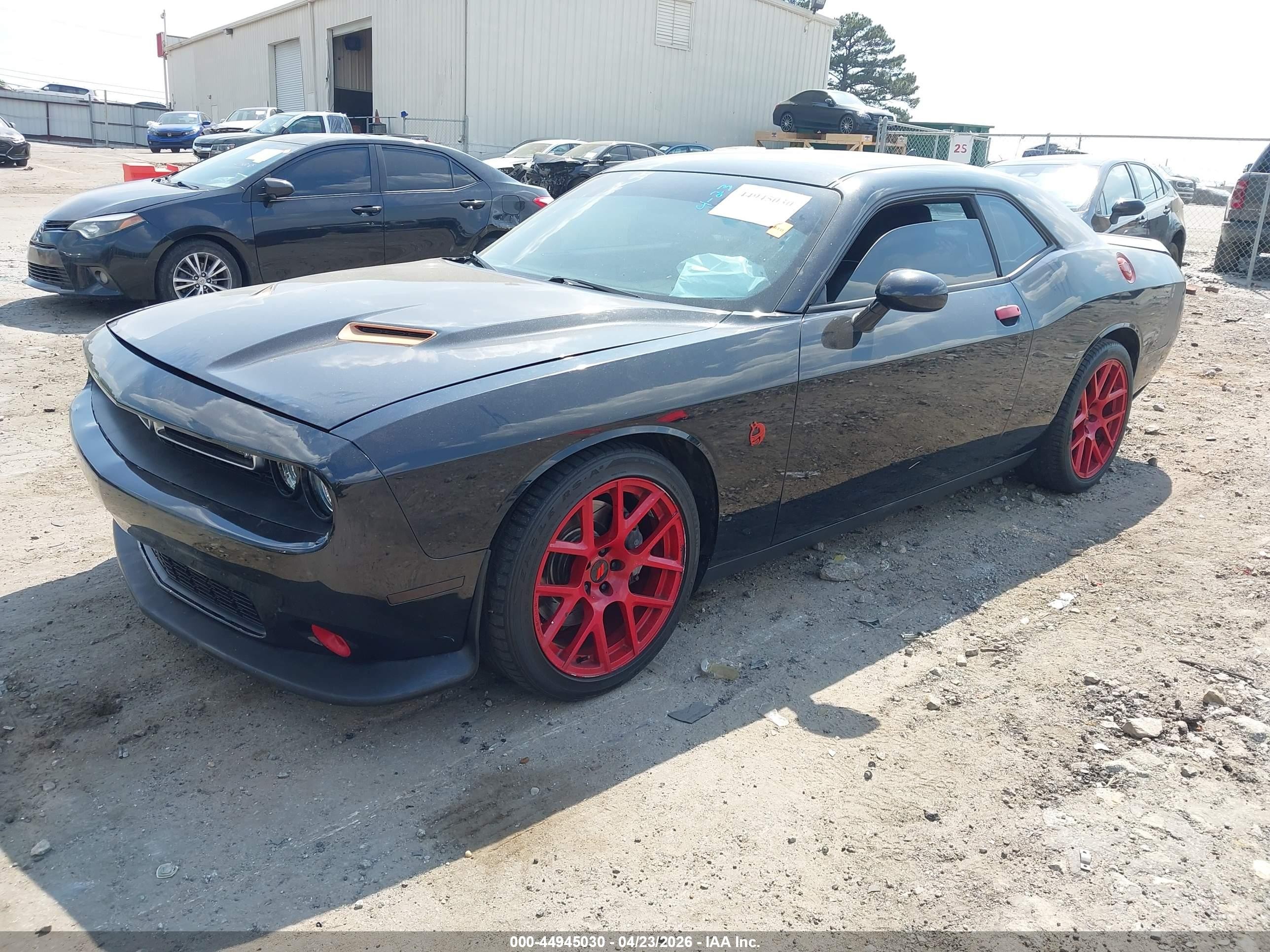 2015 Dodge Challenger R/t Scat Pack Black vin: 2C3CDZFJ5FH708579