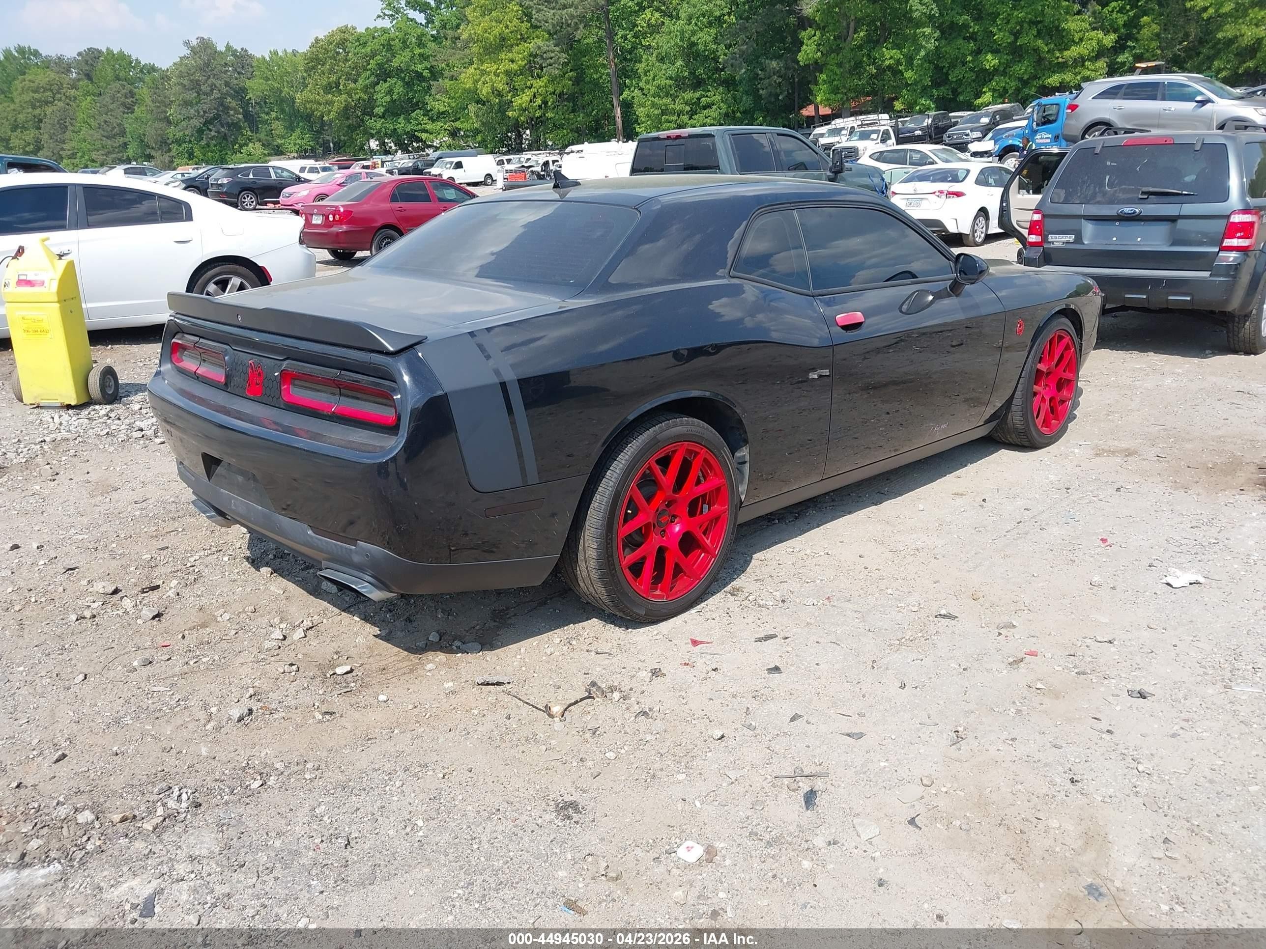 2015 Dodge Challenger R/t Scat Pack Black vin: 2C3CDZFJ5FH708579