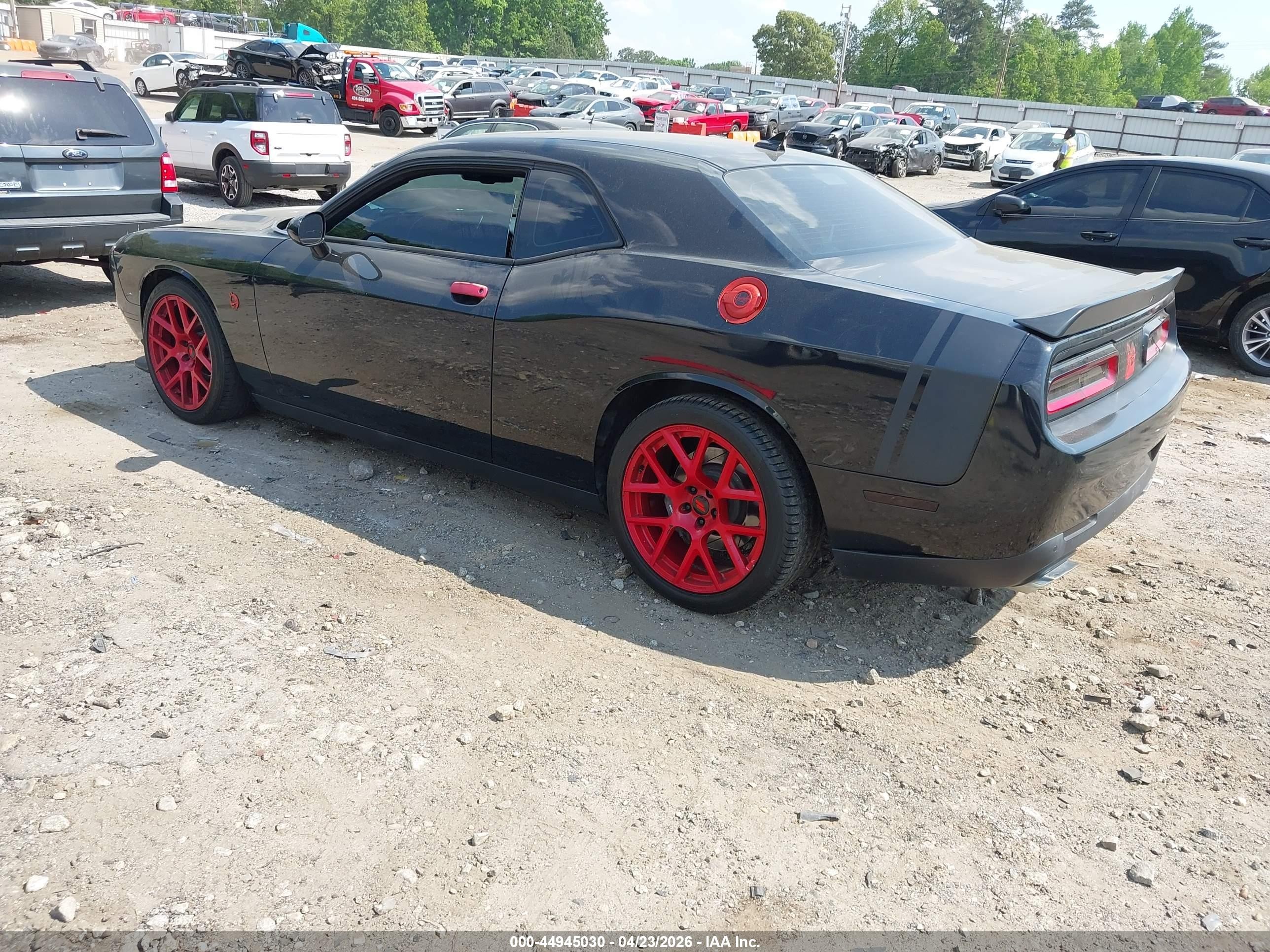 2015 Dodge Challenger R/t Scat Pack Black vin: 2C3CDZFJ5FH708579