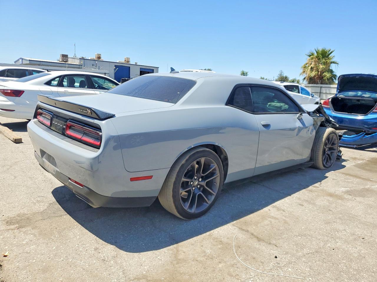 2021 Dodge Challenger R/t Scat Pack Gray vin: 2C3CDZFJ5MH649806