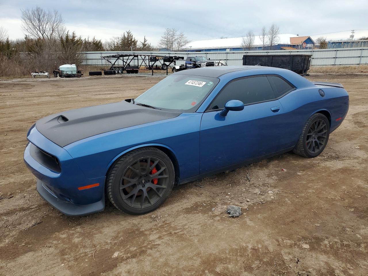 2021 Dodge Challenger Blue vin: 2C3CDZFJ5MH681199