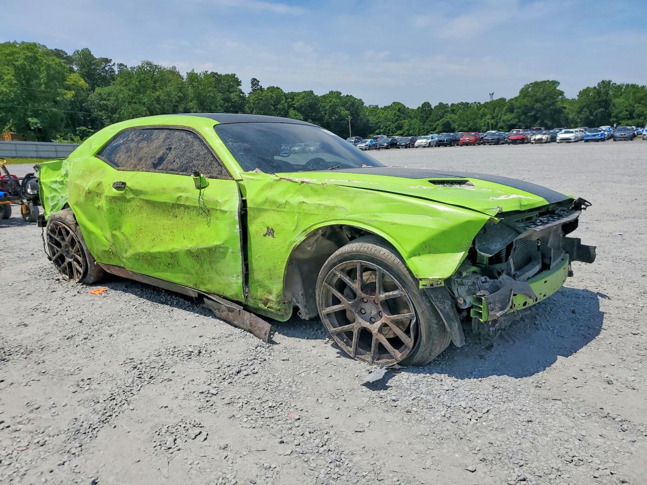 2015 Dodge Challenger R Green vin: 2C3CDZFJ6FH718389
