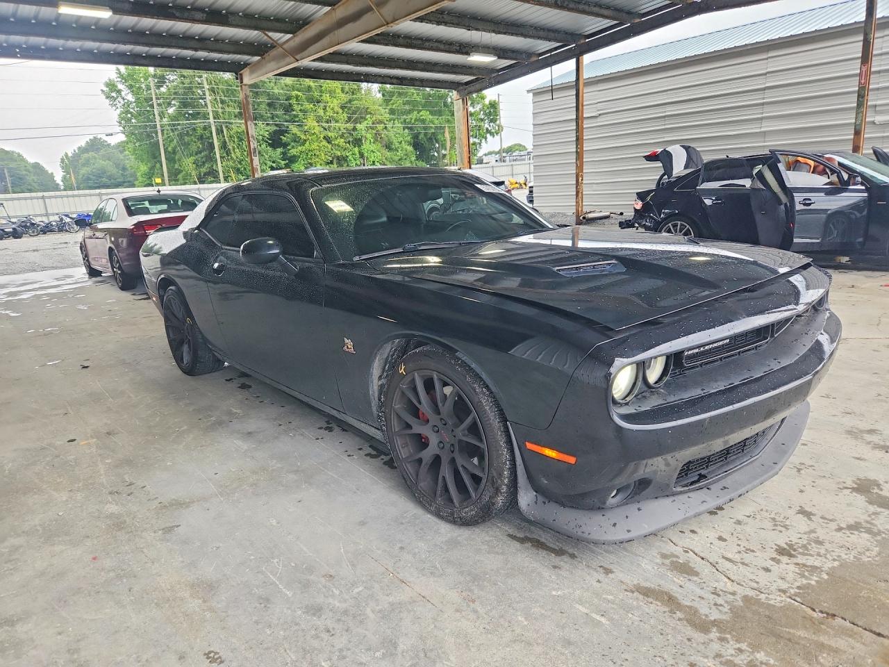 2016 Dodge Challenger R Black vin: 2C3CDZFJ6GH256594