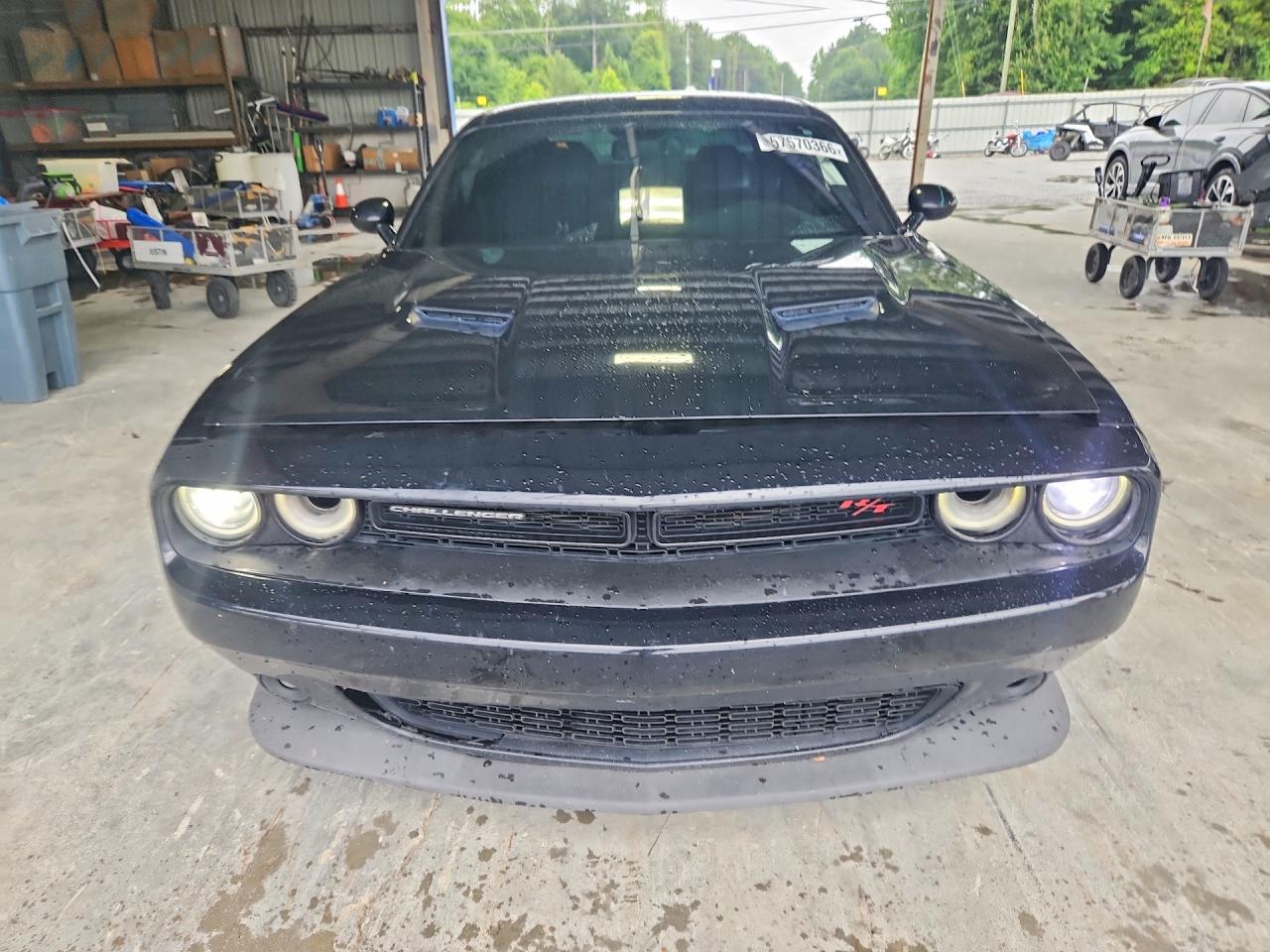 2016 Dodge Challenger R Black vin: 2C3CDZFJ6GH256594