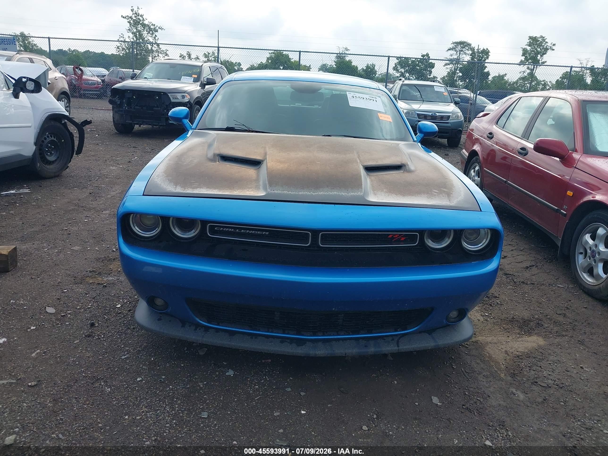 2015 Dodge Challenger R/t Scat Pack Синий vin: 2C3CDZFJ7FH839433