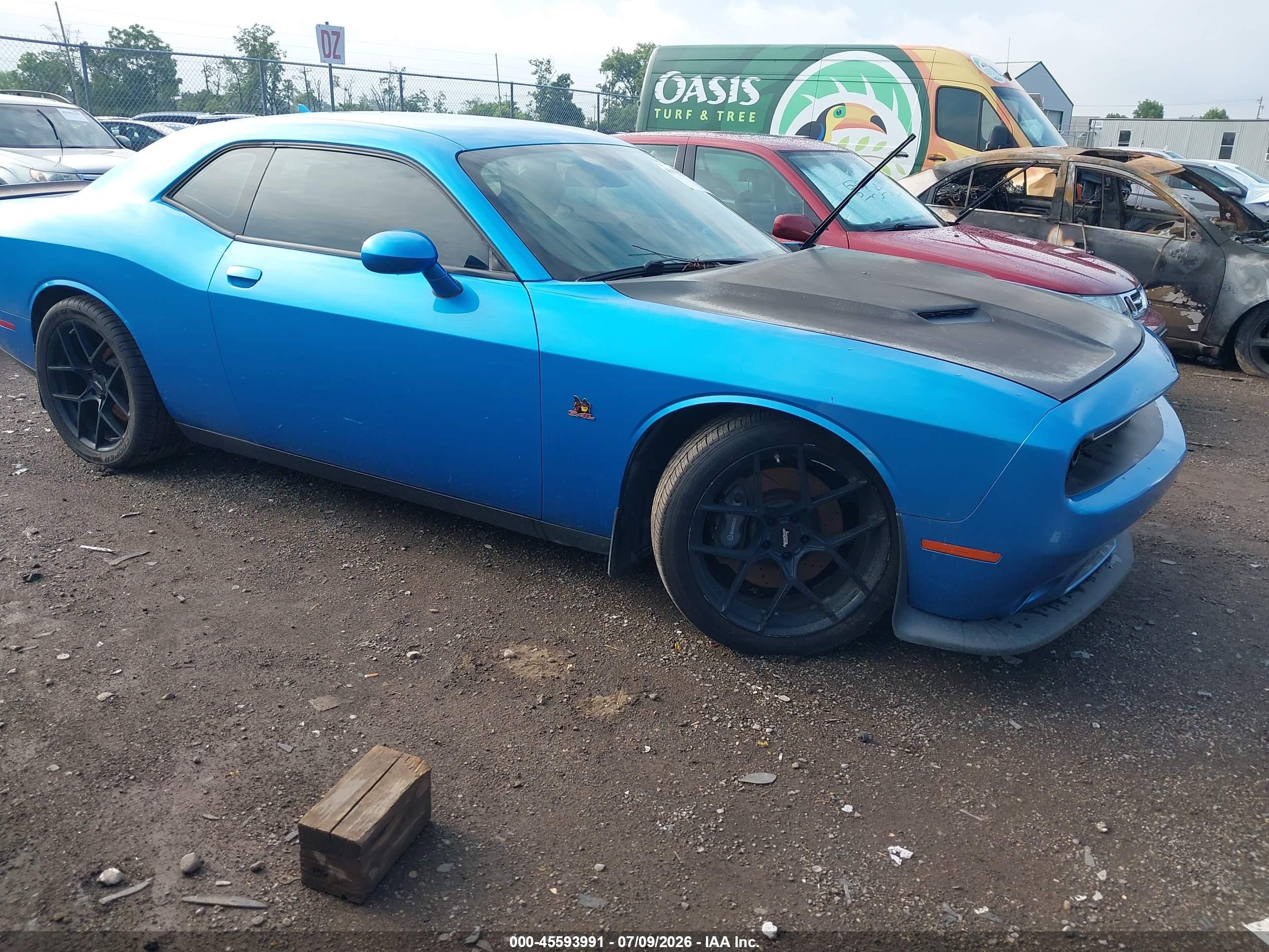 2015 Dodge Challenger R/t Scat Pack Синий vin: 2C3CDZFJ7FH839433
