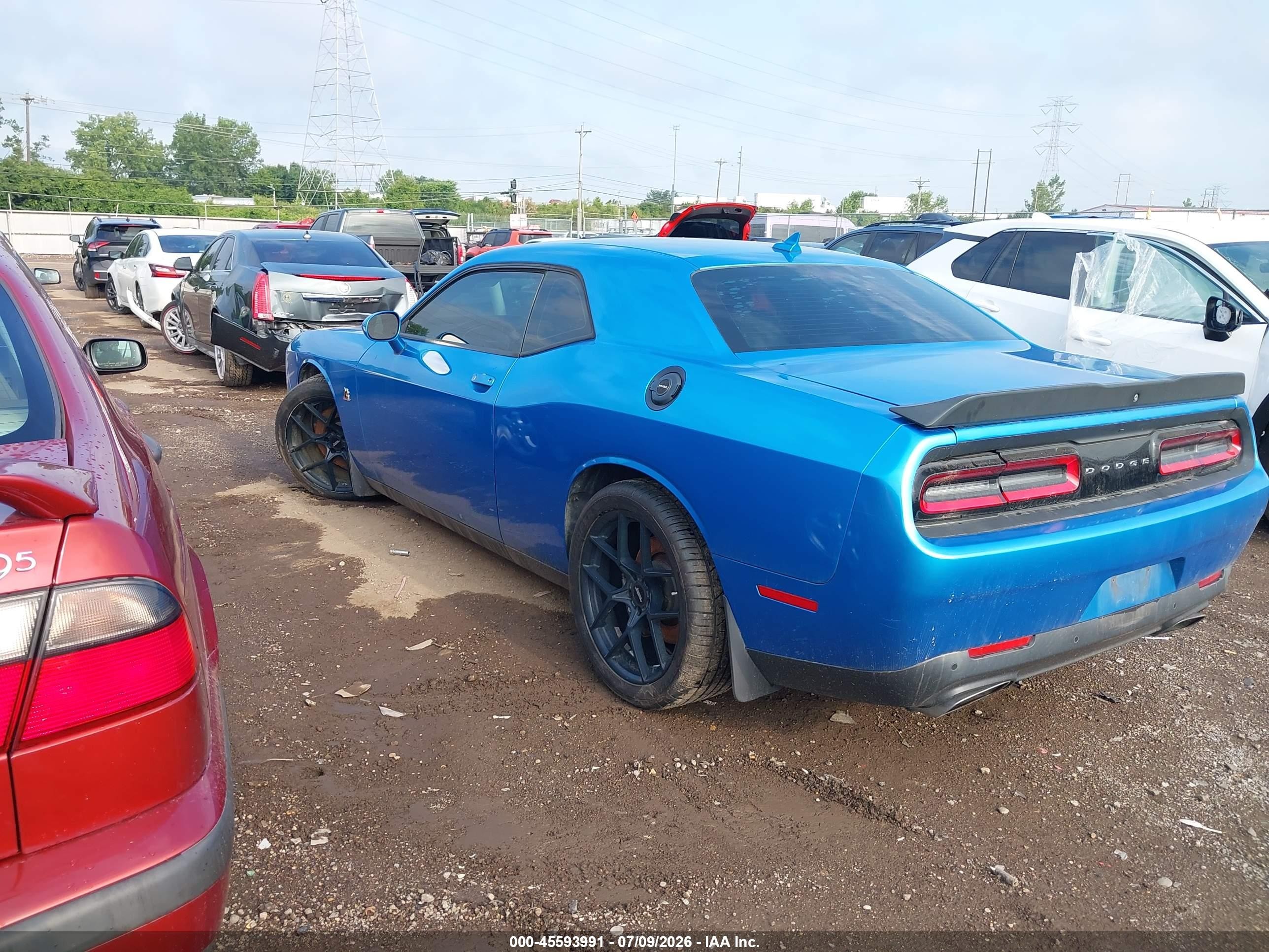2015 Dodge Challenger R/t Scat Pack Синий vin: 2C3CDZFJ7FH839433