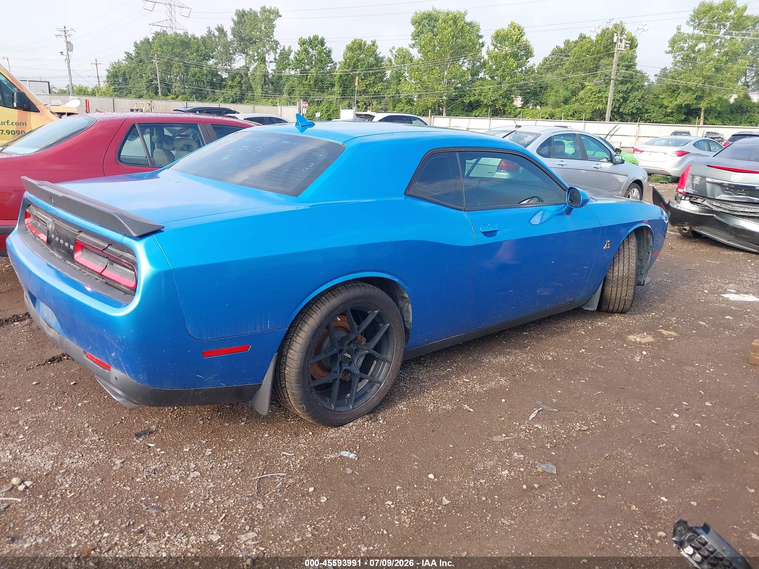 2015 Dodge Challenger R/t Scat Pack Синий vin: 2C3CDZFJ7FH839433