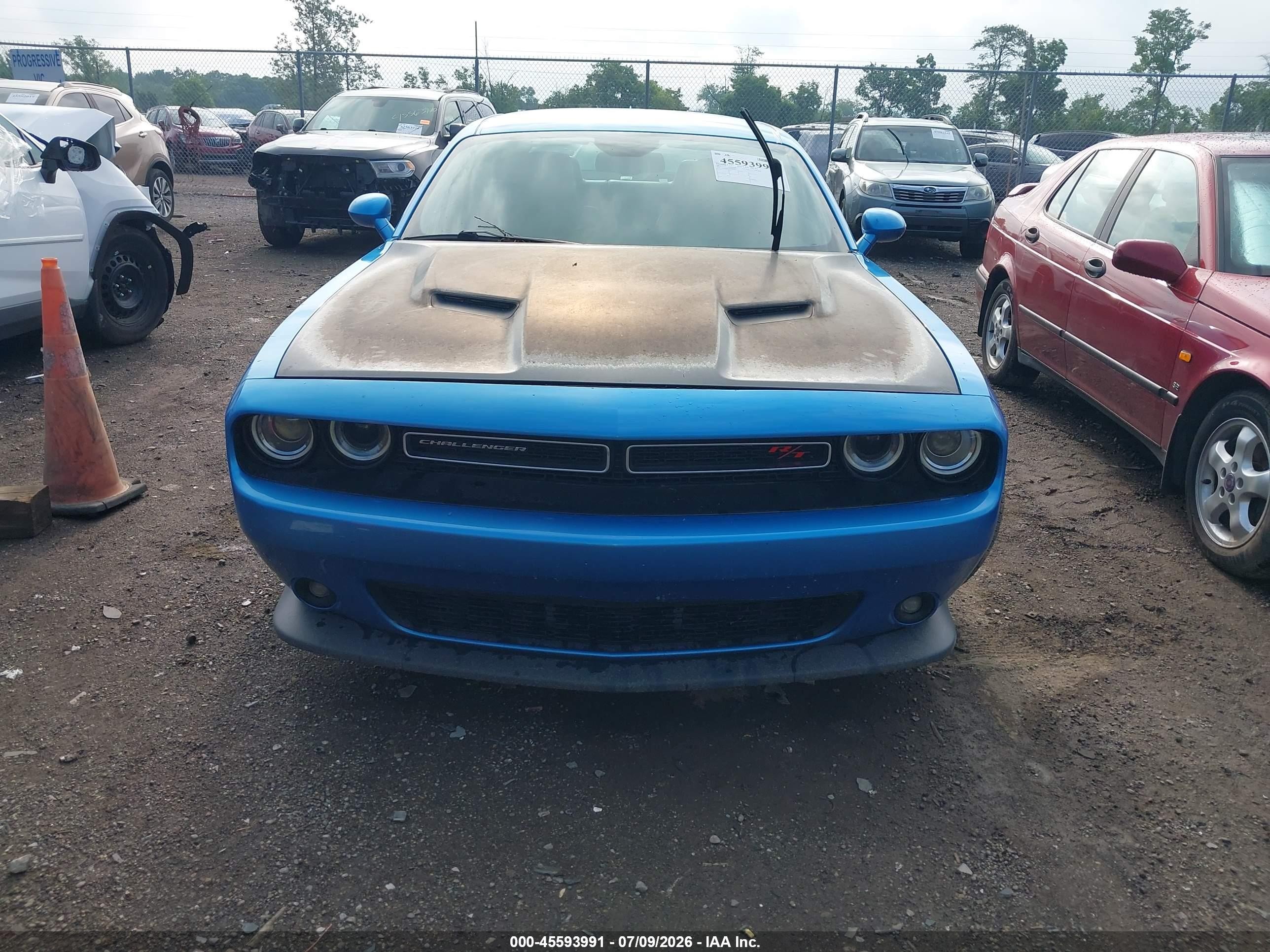 2015 Dodge Challenger R/t Scat Pack Синий vin: 2C3CDZFJ7FH839433