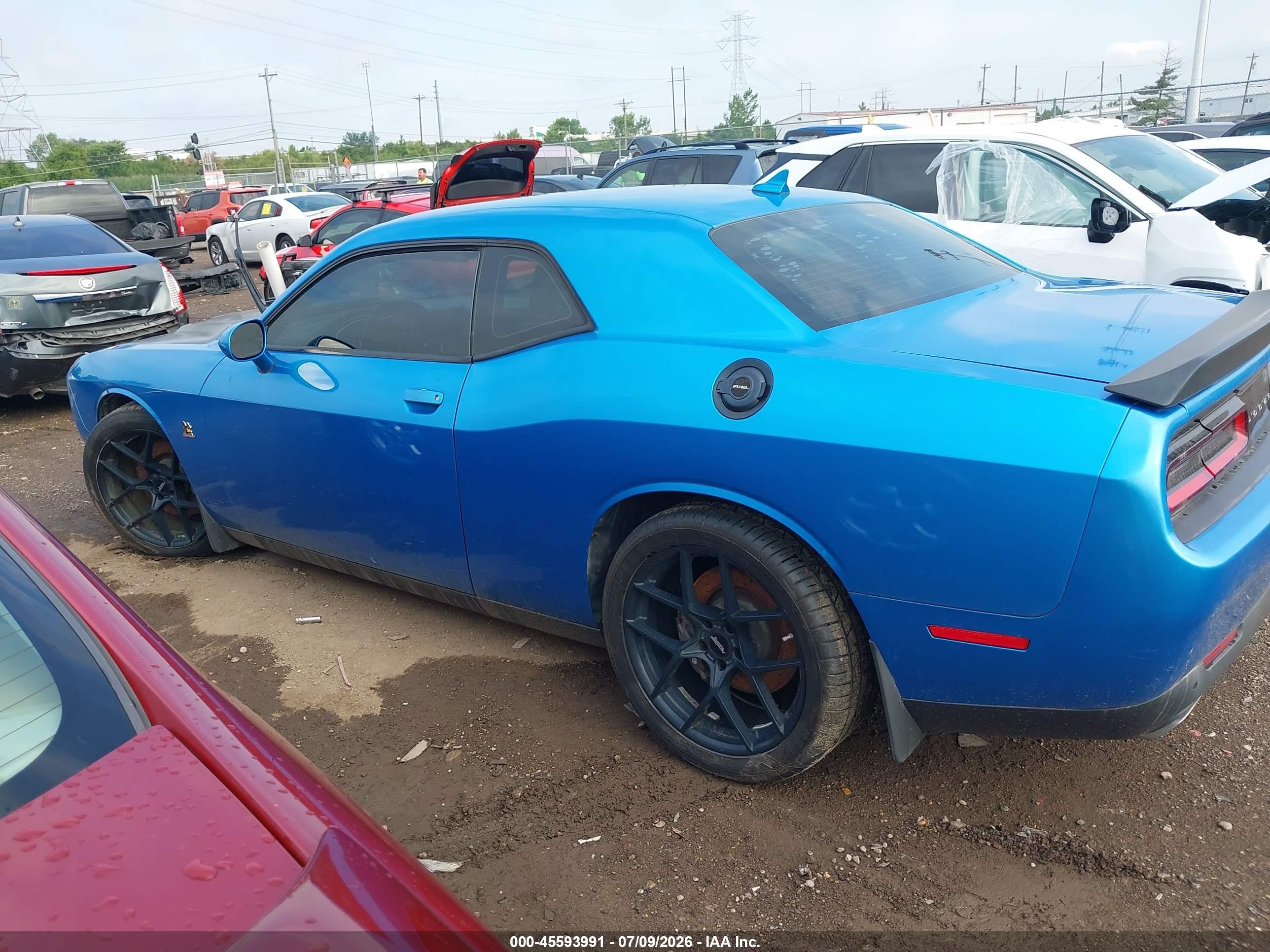2015 Dodge Challenger R/t Scat Pack Синий vin: 2C3CDZFJ7FH839433