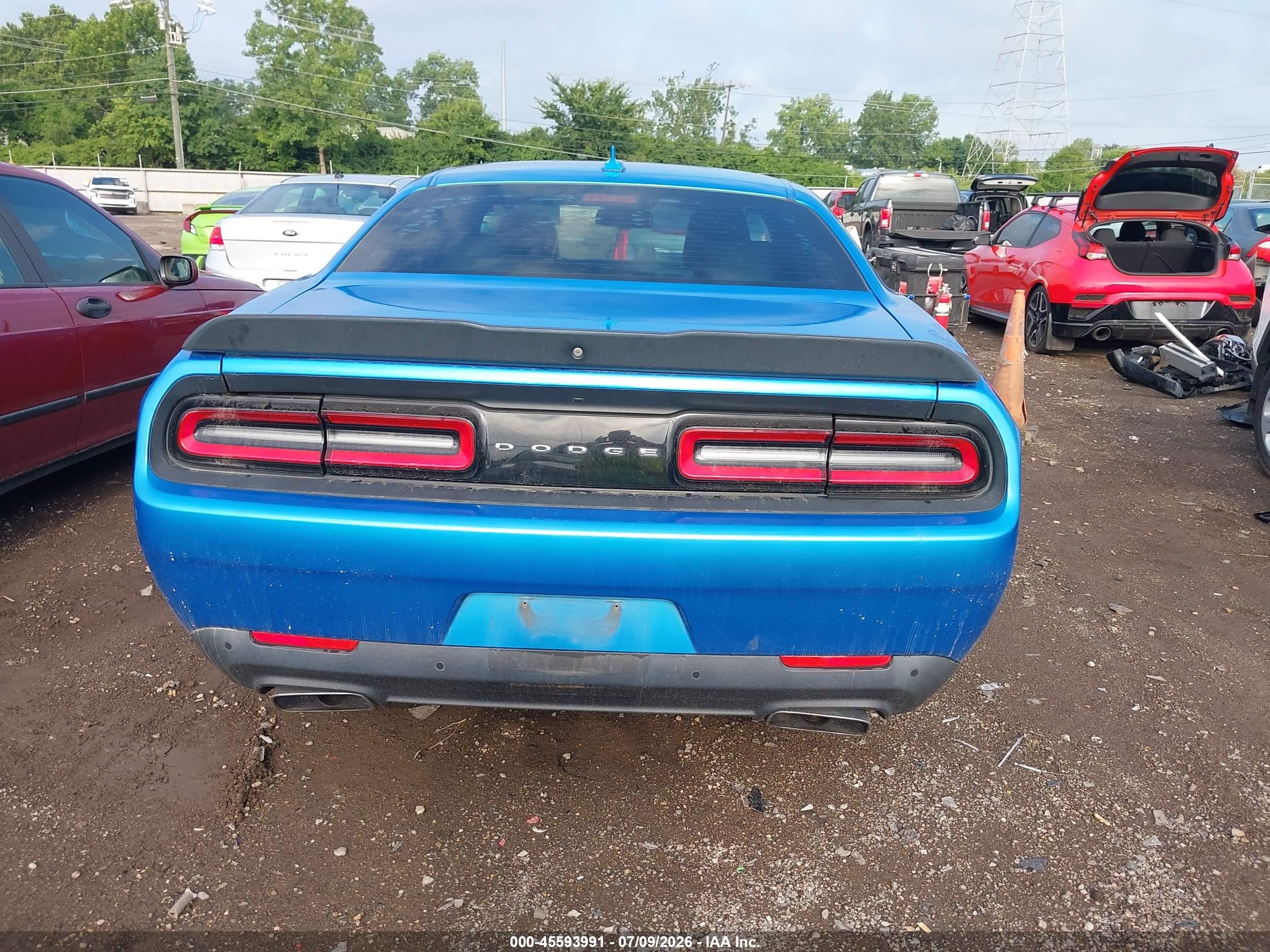 2015 Dodge Challenger R/t Scat Pack Синий vin: 2C3CDZFJ7FH839433