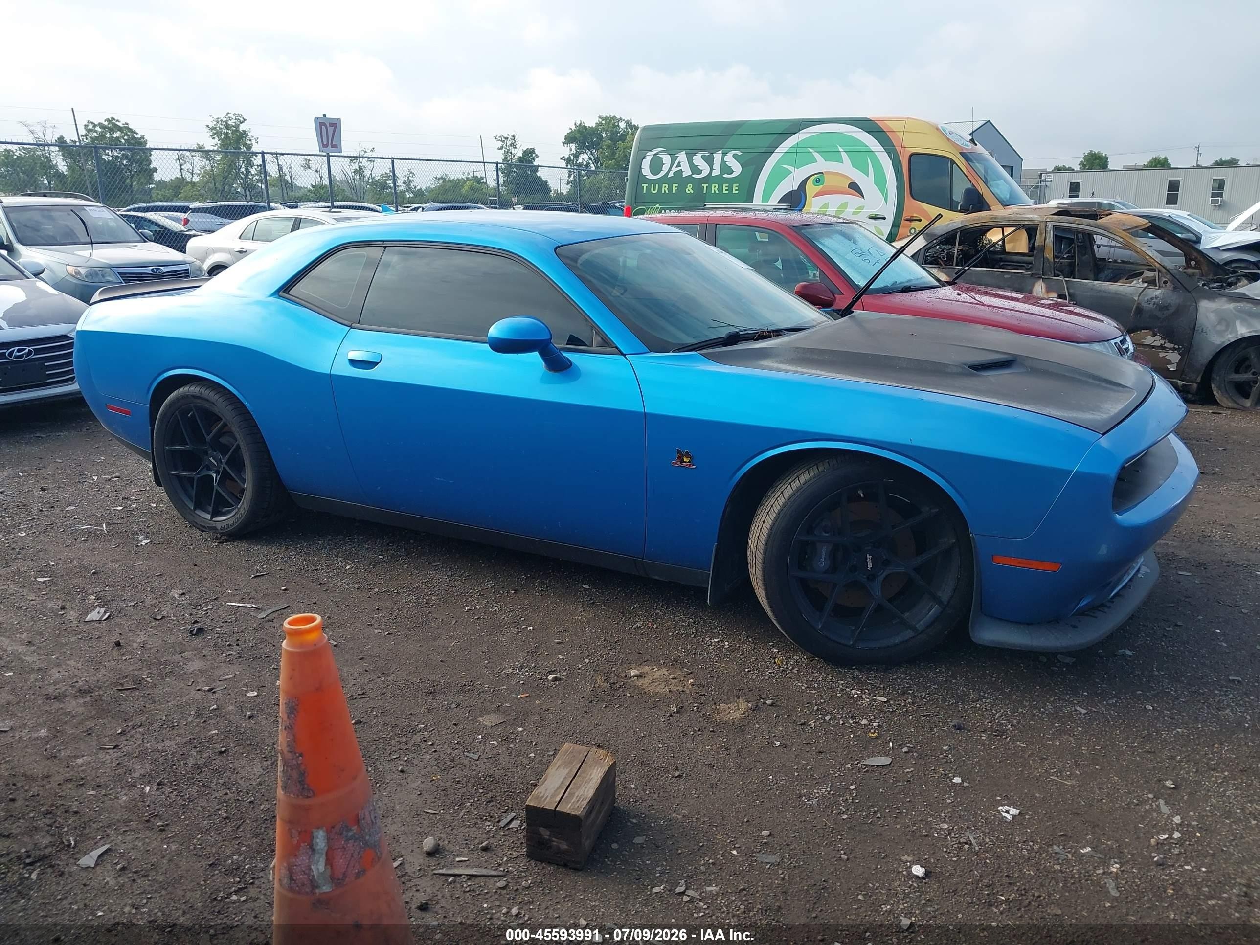 2015 Dodge Challenger R/t Scat Pack Синий vin: 2C3CDZFJ7FH839433