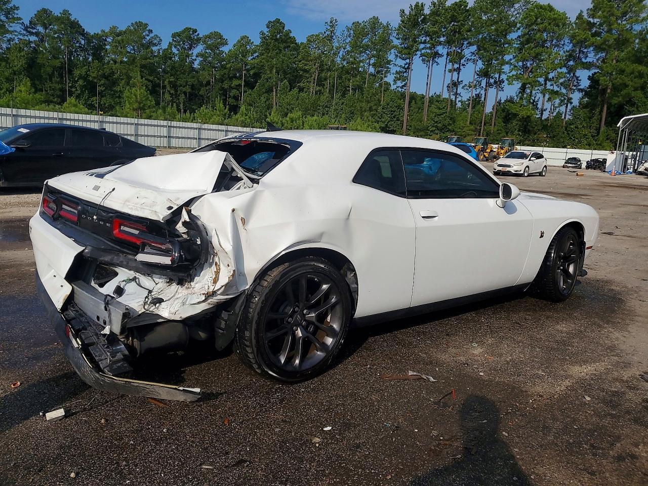 2023 Dodge Challenger R/t Scat Pack White vin: 2C3CDZFJ7PH512533