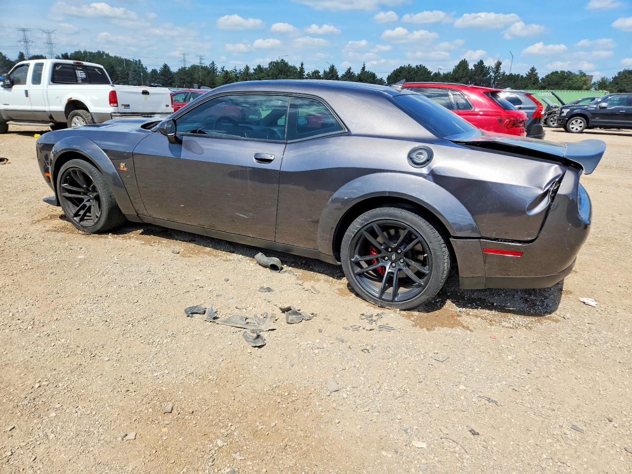 2022 Dodge Challenger R/t Scat Pack Gray vin: 2C3CDZFJ8NH155506