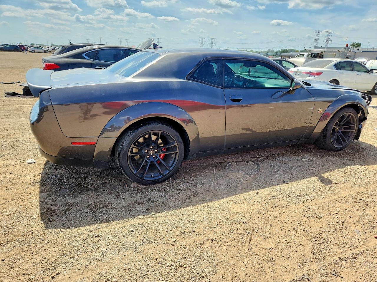 2022 Dodge Challenger R/t Scat Pack Gray vin: 2C3CDZFJ8NH155506