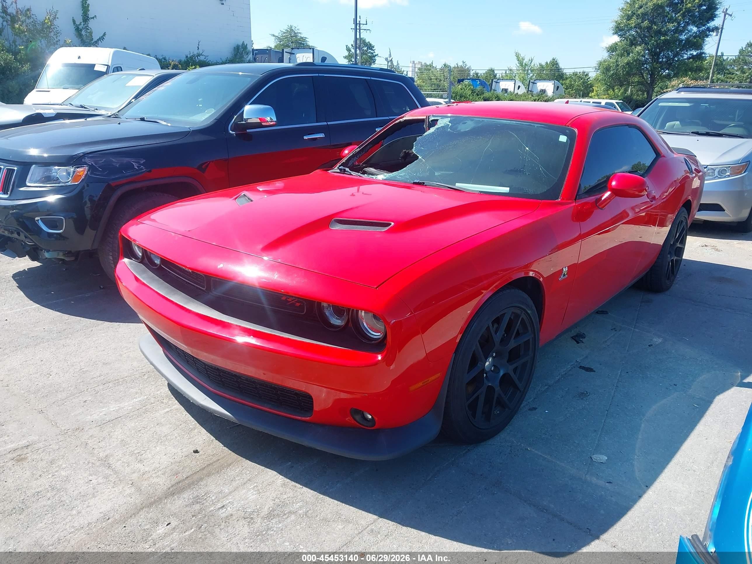 2015 Dodge Challenger R/t Scat Pack Red vin: 2C3CDZFJXFH763870