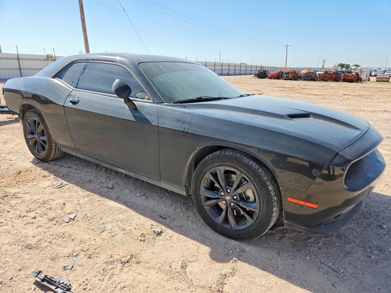 2022 Dodge Challenger Sxt Black vin: 2C3CDZGG0NH165501