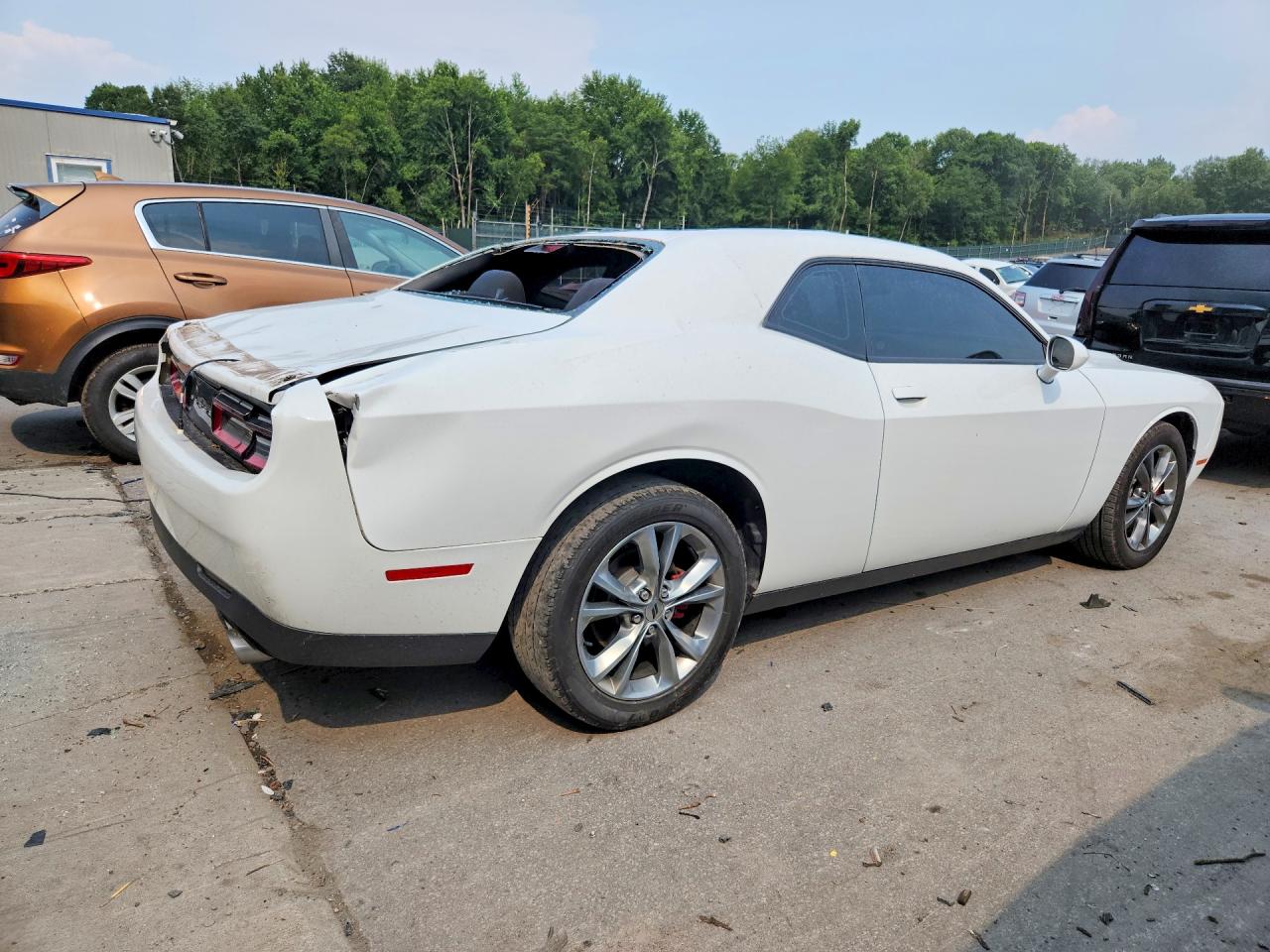 2020 Dodge Challenger Sxt White vin: 2C3CDZGG4LH174764