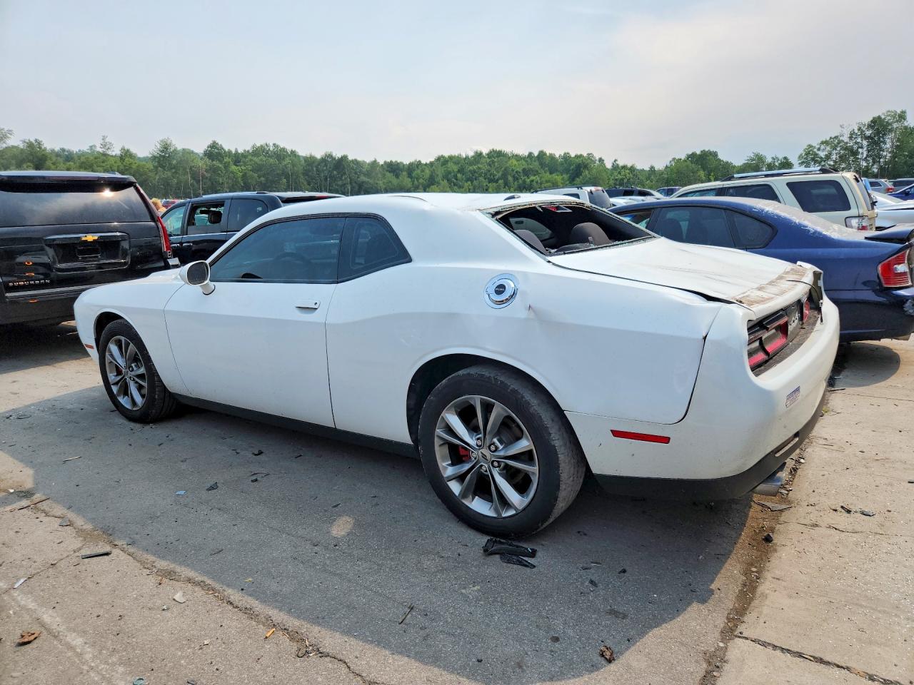 2020 Dodge Challenger Sxt White vin: 2C3CDZGG4LH174764