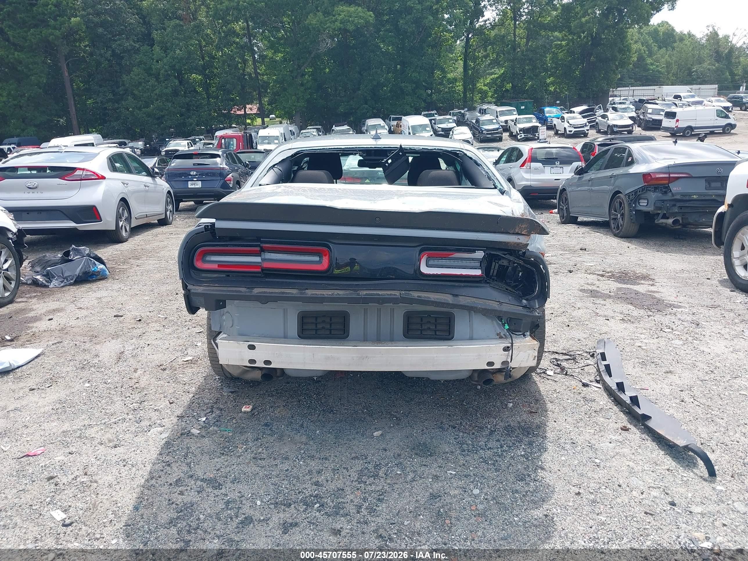 2022 Dodge Challenger Gt Gray vin: 2C3CDZJG1NH124979